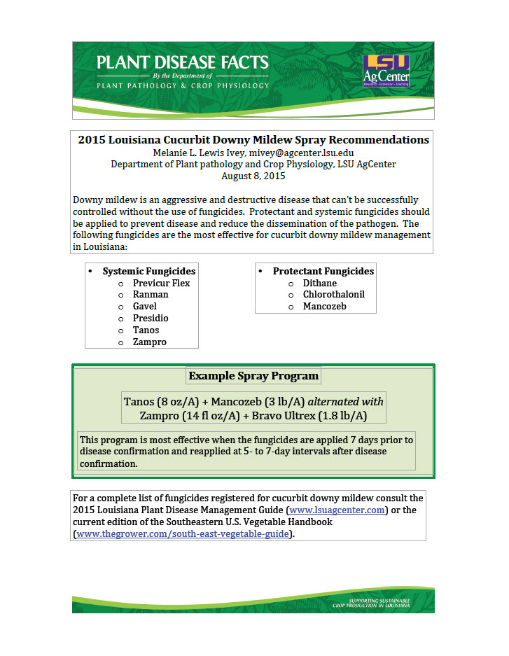 2015 Louisiana CDM Spray Recommendations .pdf image