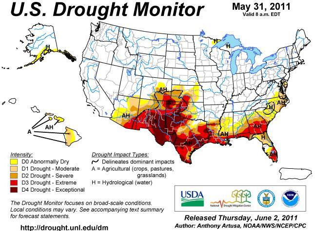 drought map