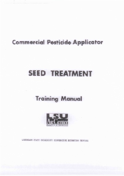 Click image for PDF of the Seed Treatment Manual