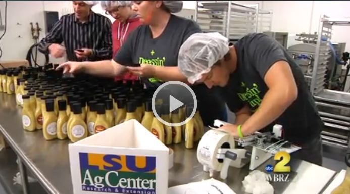 Please click here for WBRZ's video about the LSU AgCenter's Food Incubator.