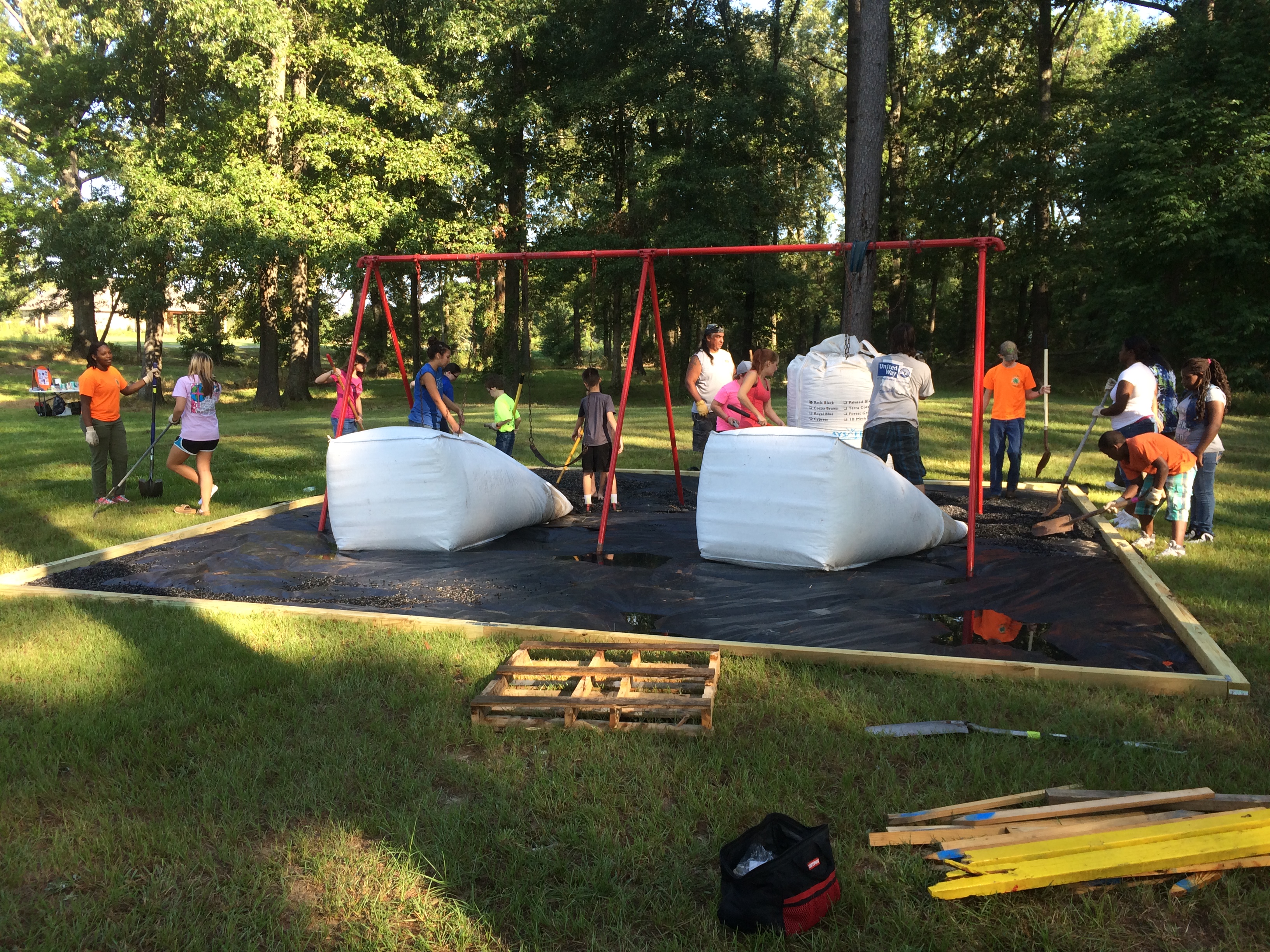 "Spread The Rubber Chips" & "Eat 4-Health" Party at the City Park