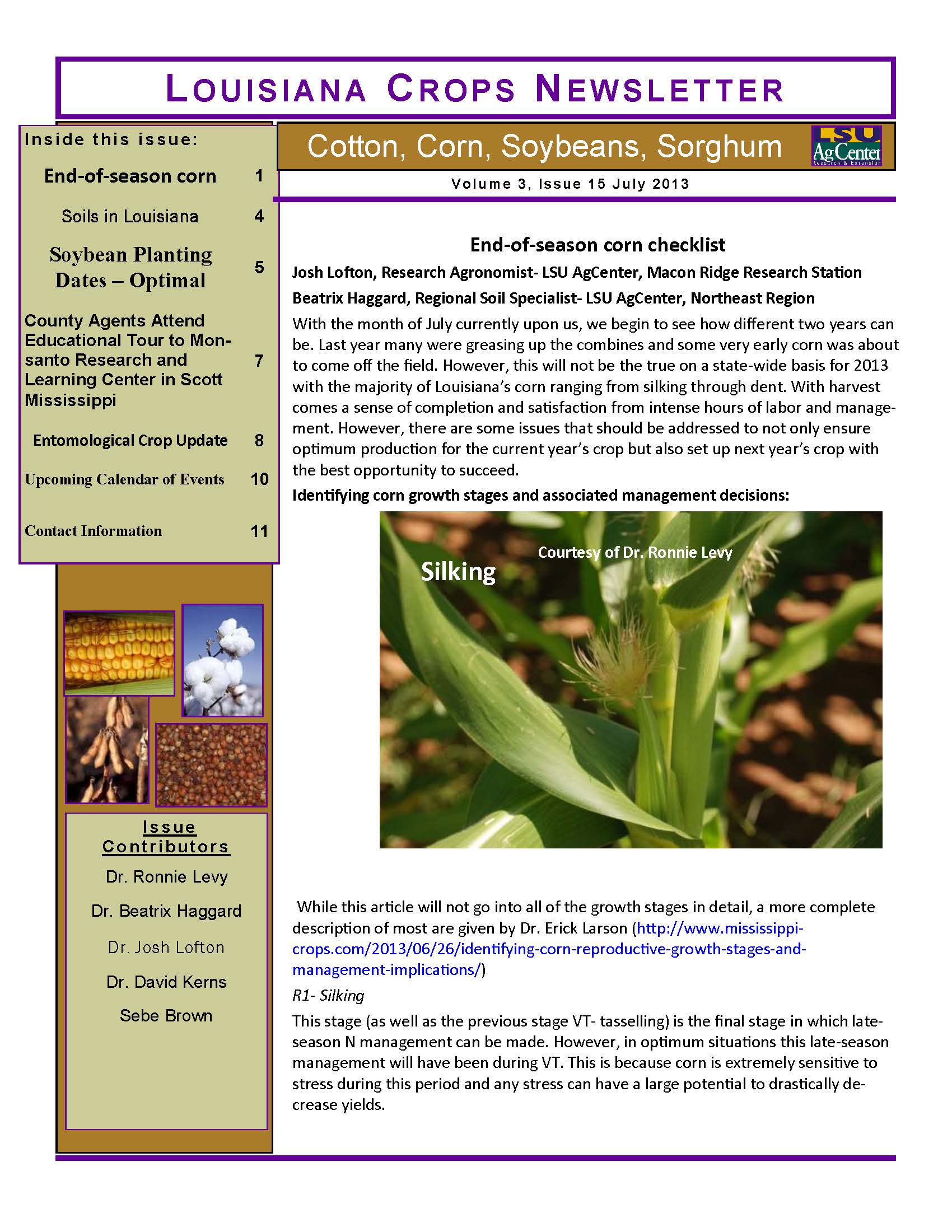 Volume 3, Issue 15 - July 2013
