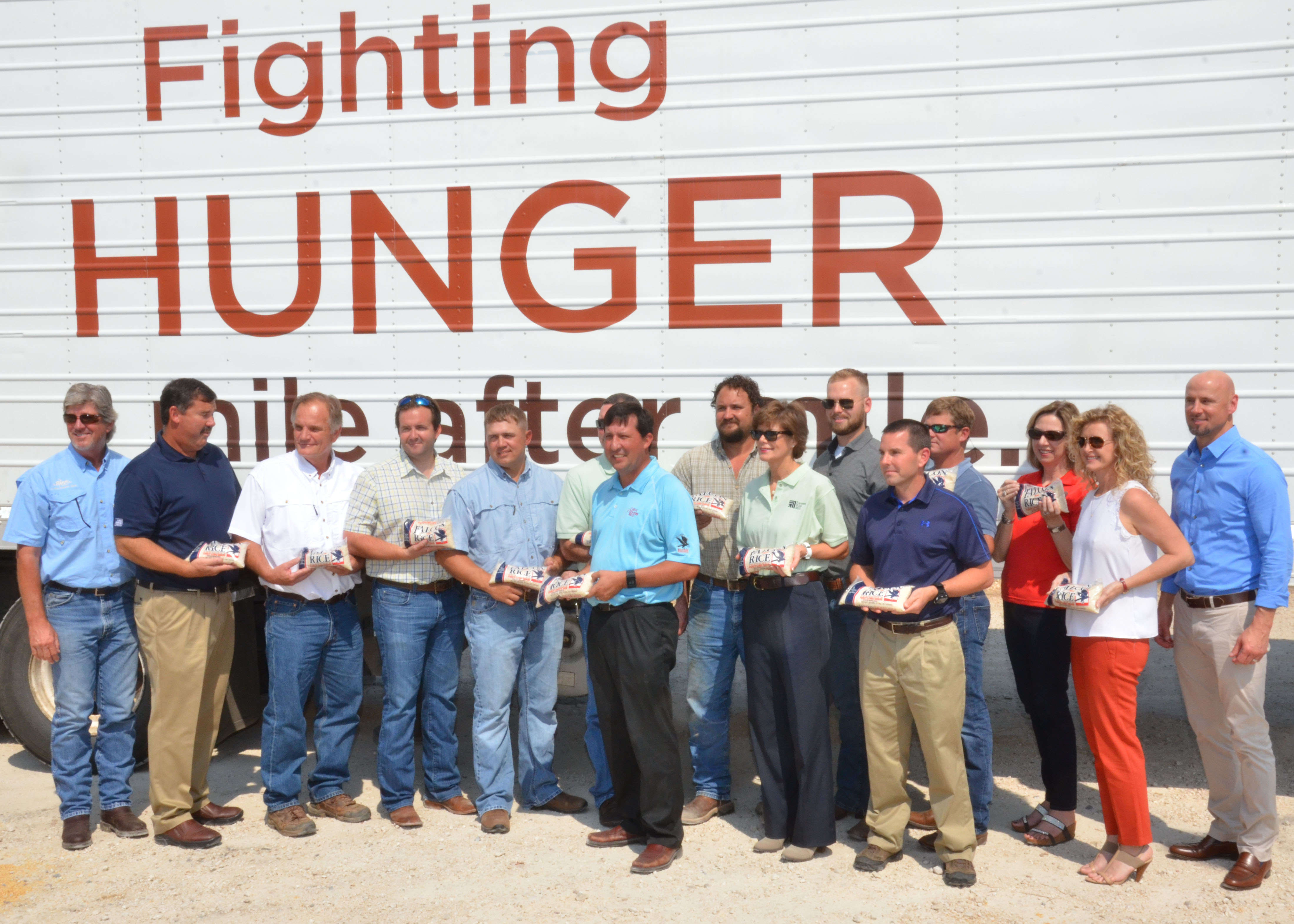 Rice industry donates 13 tons of rice to Baton Rouge Food Bank