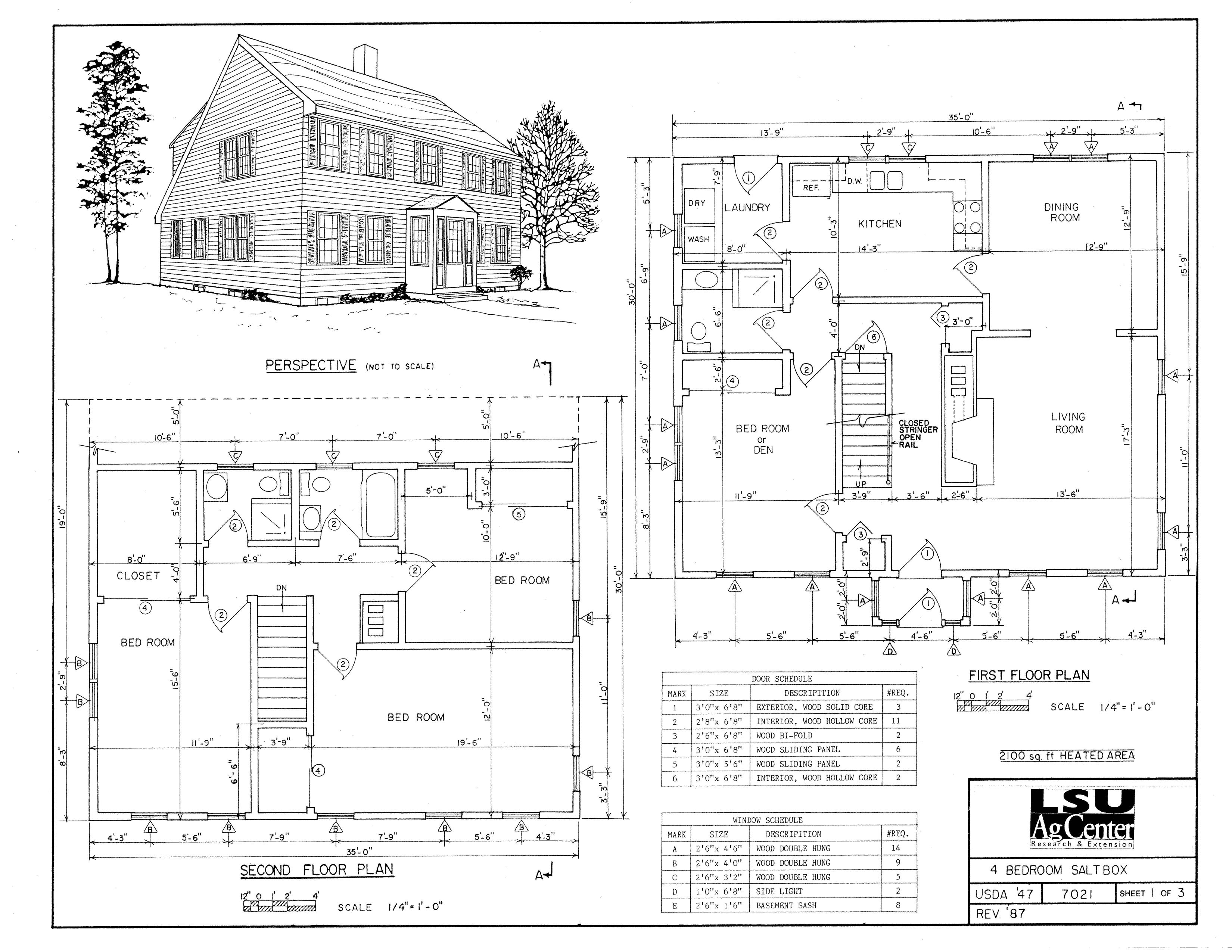 Four Bedroom Saltbox