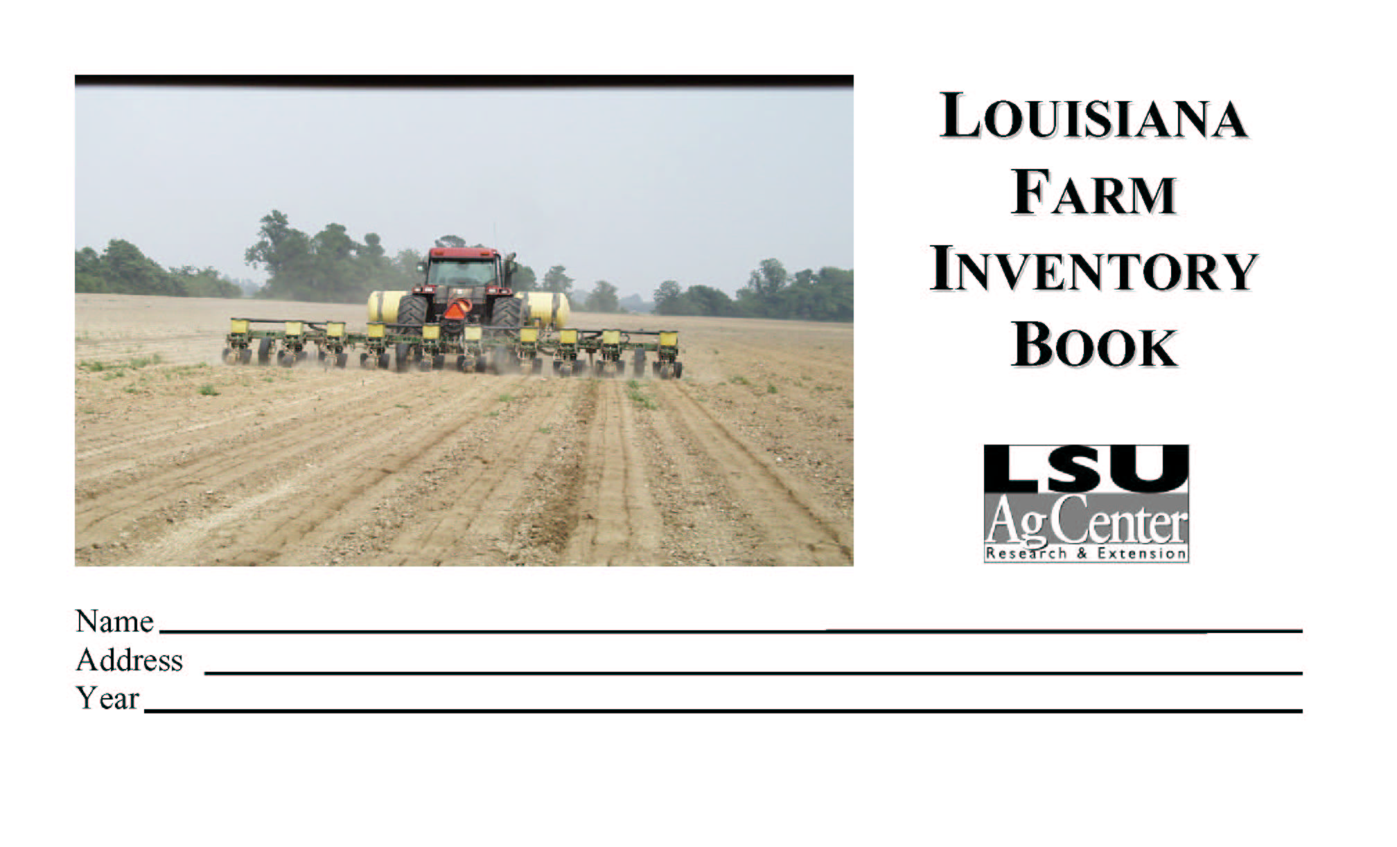 Louisiana Farm Inventory Book