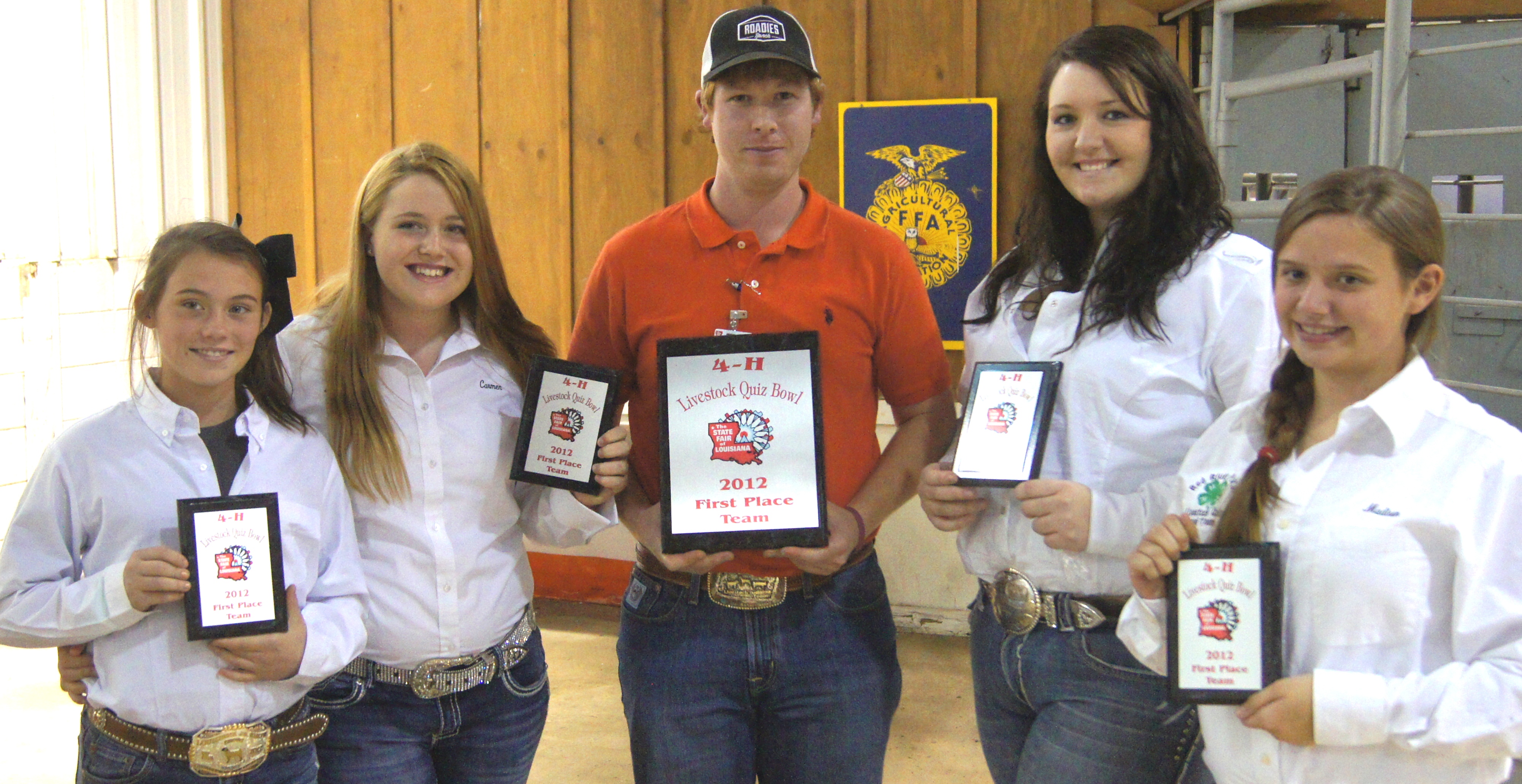 Red River Parish Quiz Bowl Team take win at State Fair of Louisiana