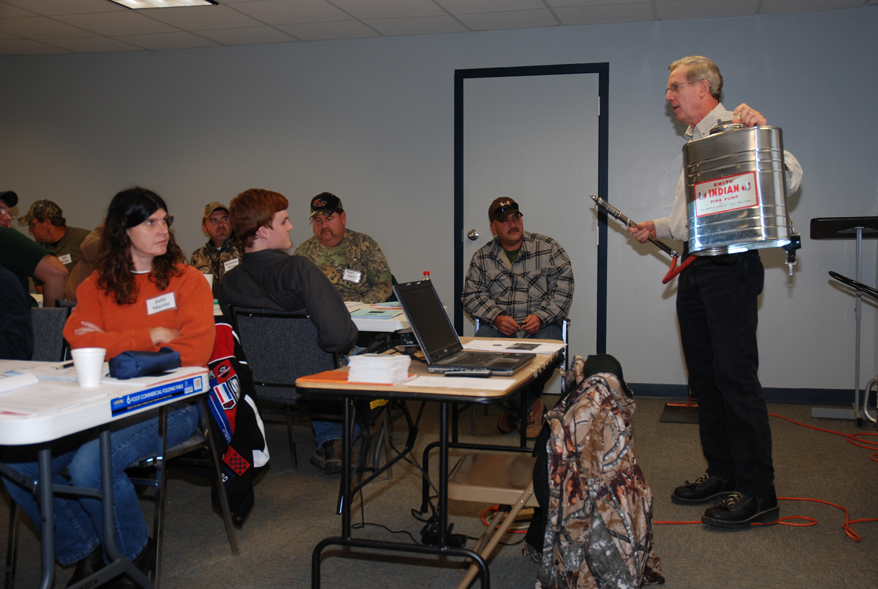 Prescribed burning topic of certification workshop