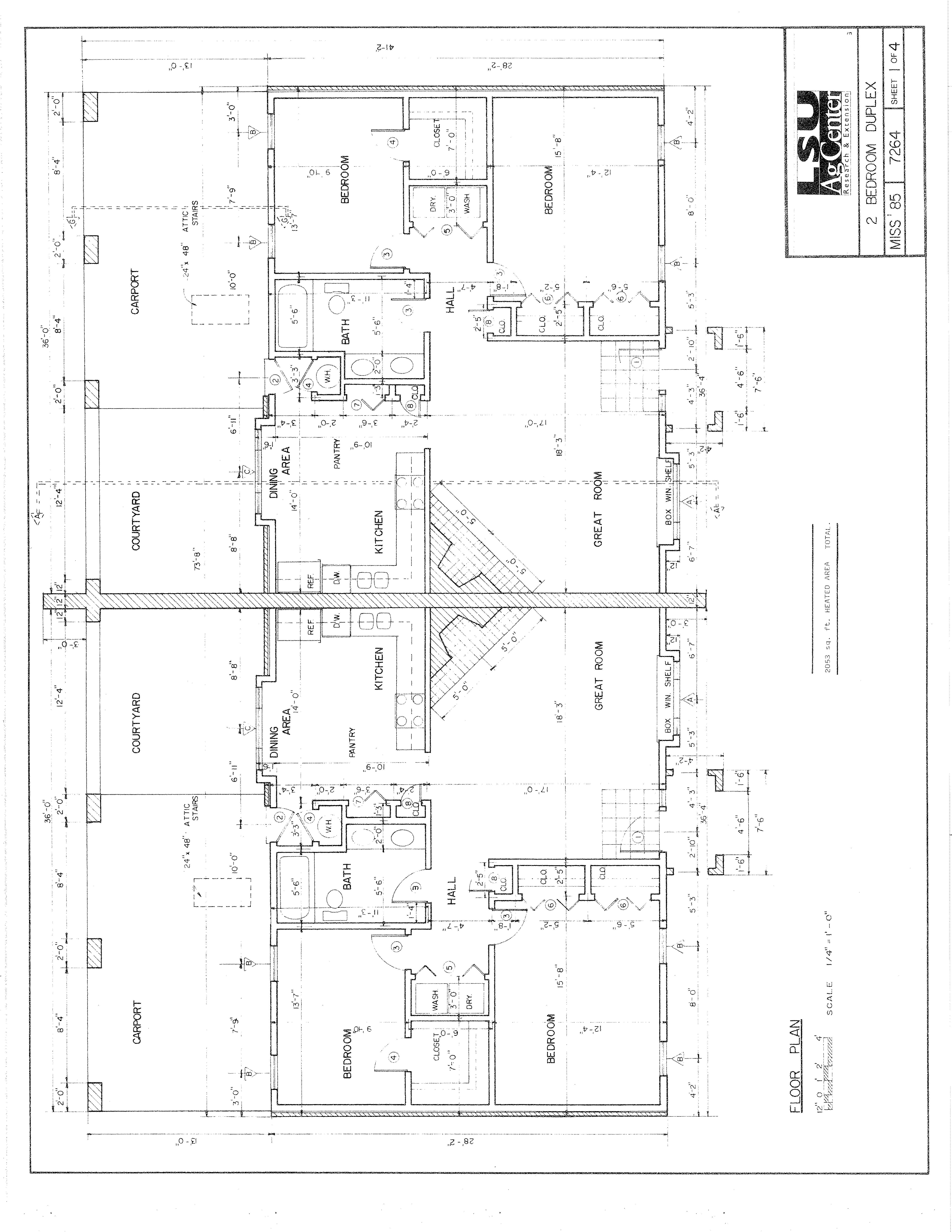 2 Bedroom Duplex