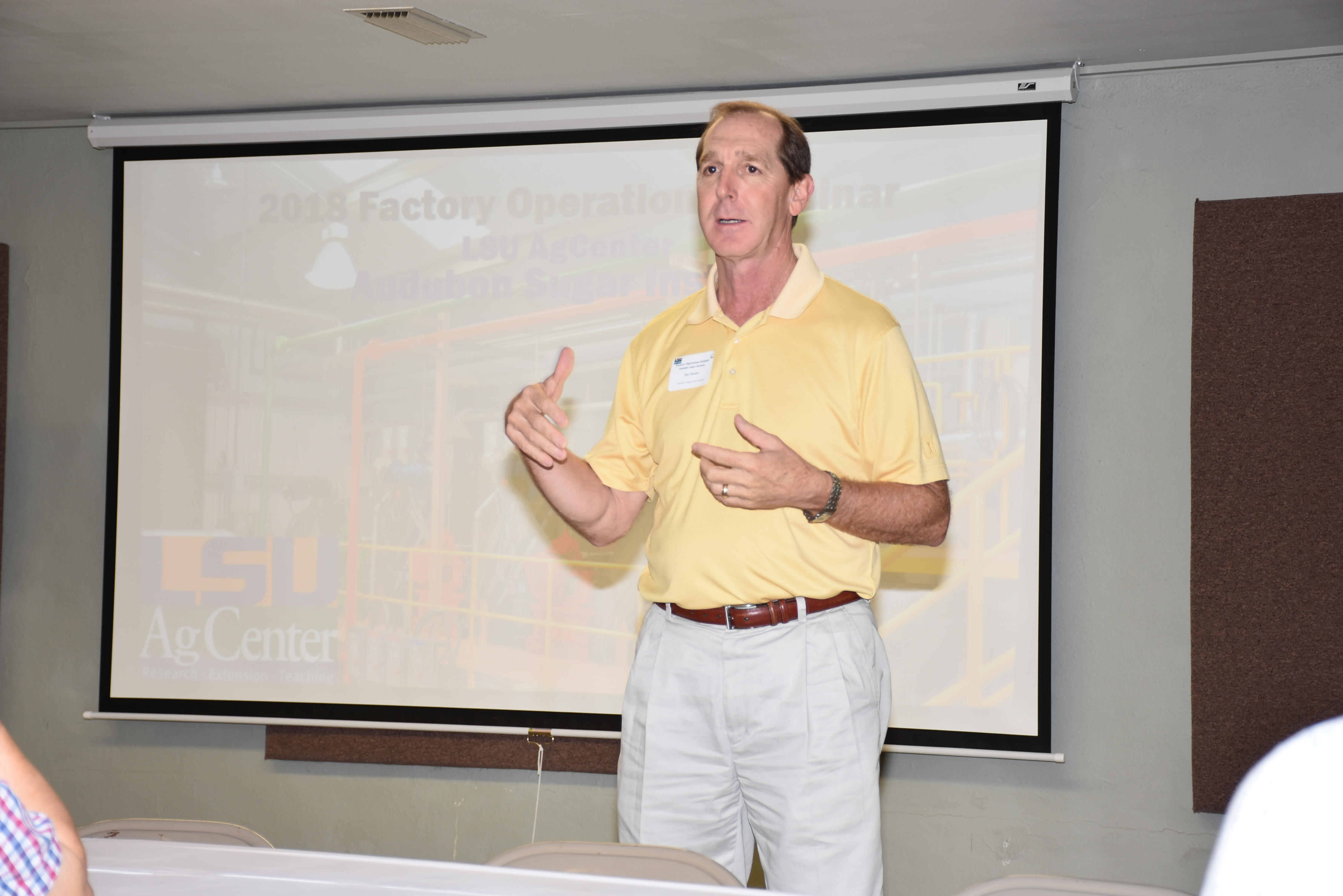 Sugar mill officials hear about latest AgCenter research results