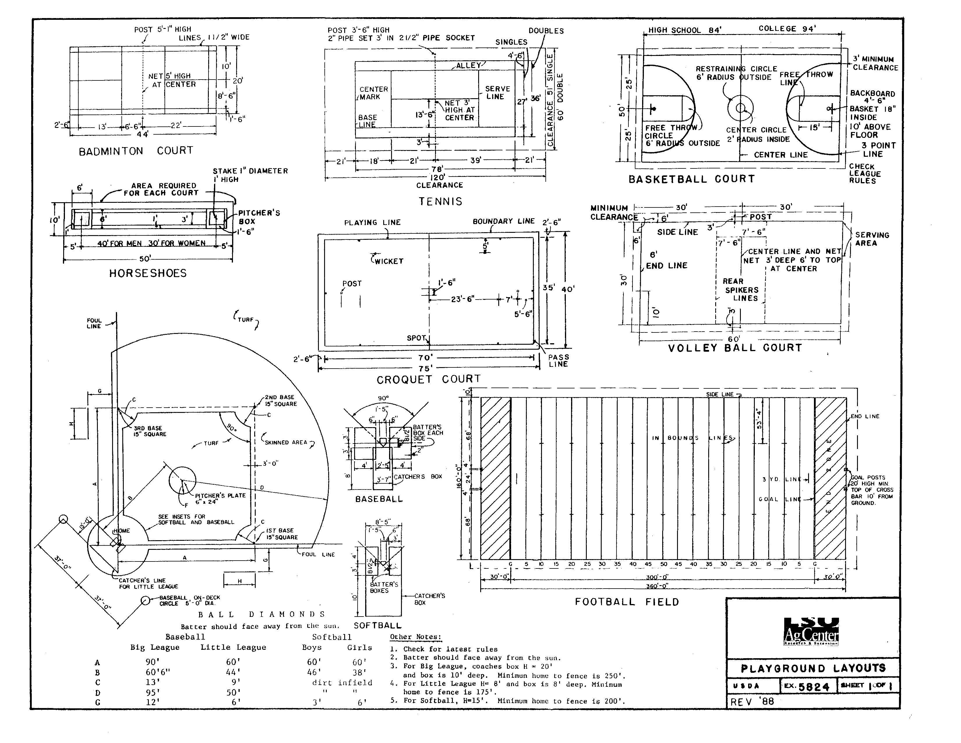 Playground Layouts