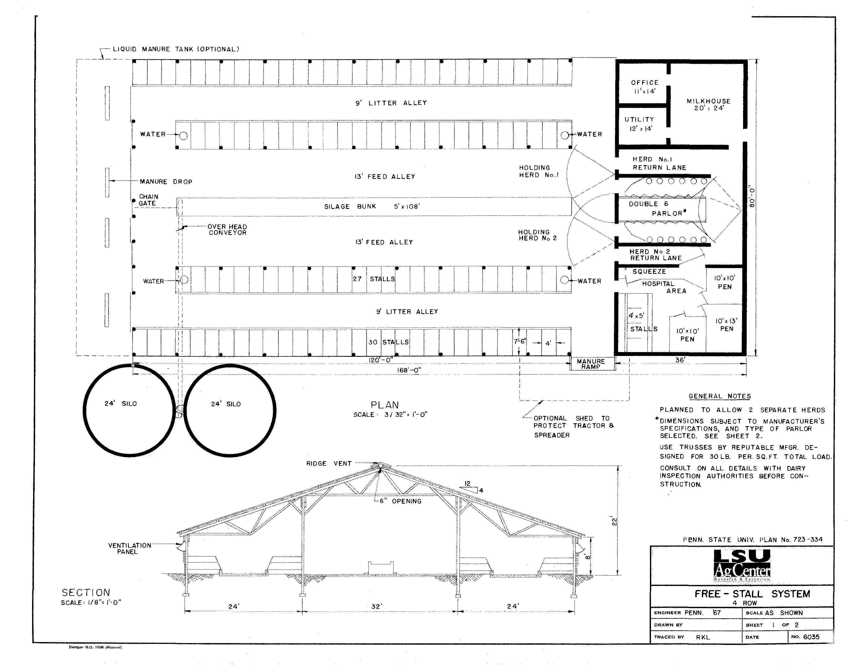 Free Stall System (4 row)