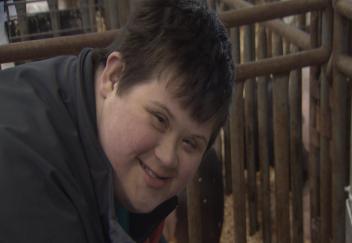 Special needs student succeeds at livestock show