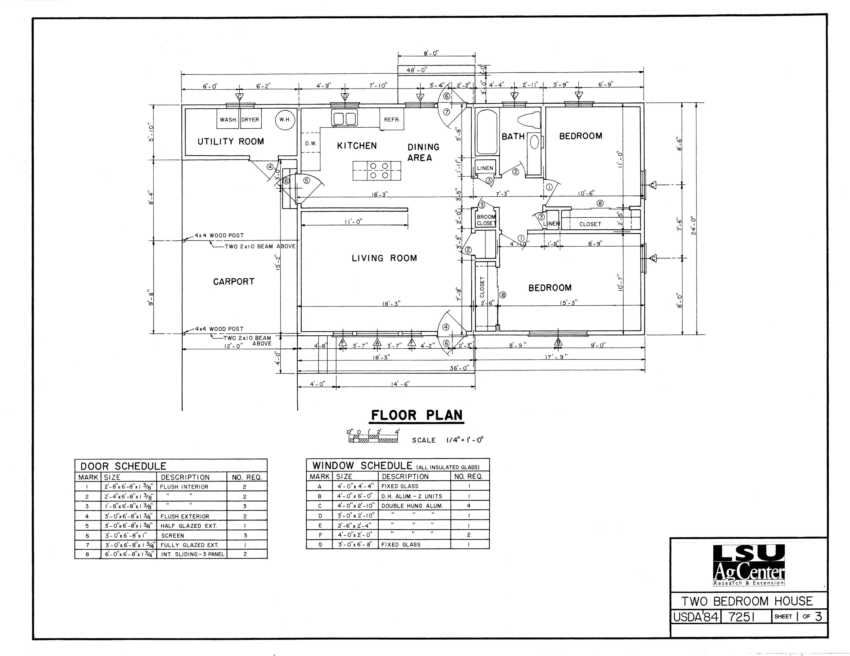 Two Bedroom House