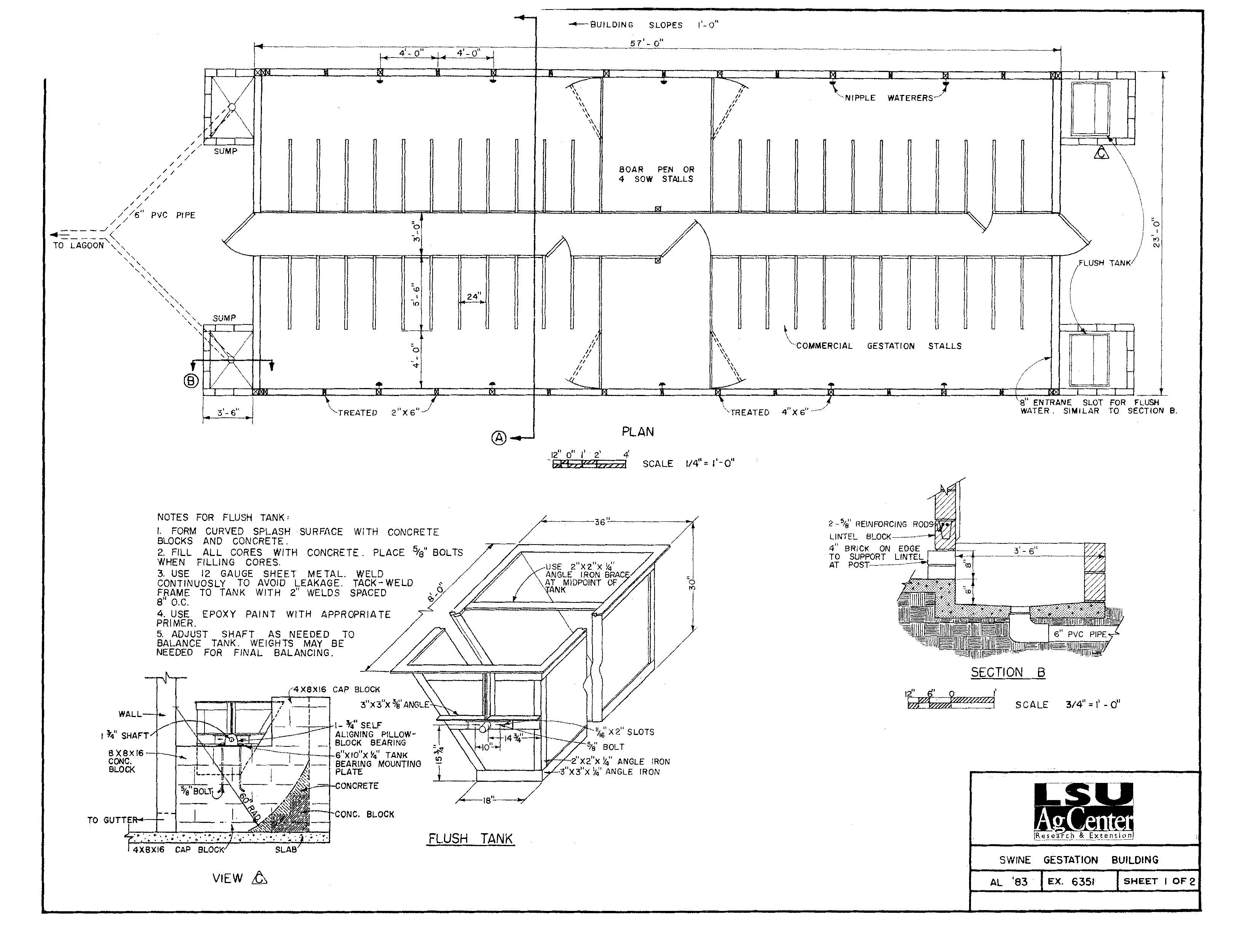 Swine Gestation Building