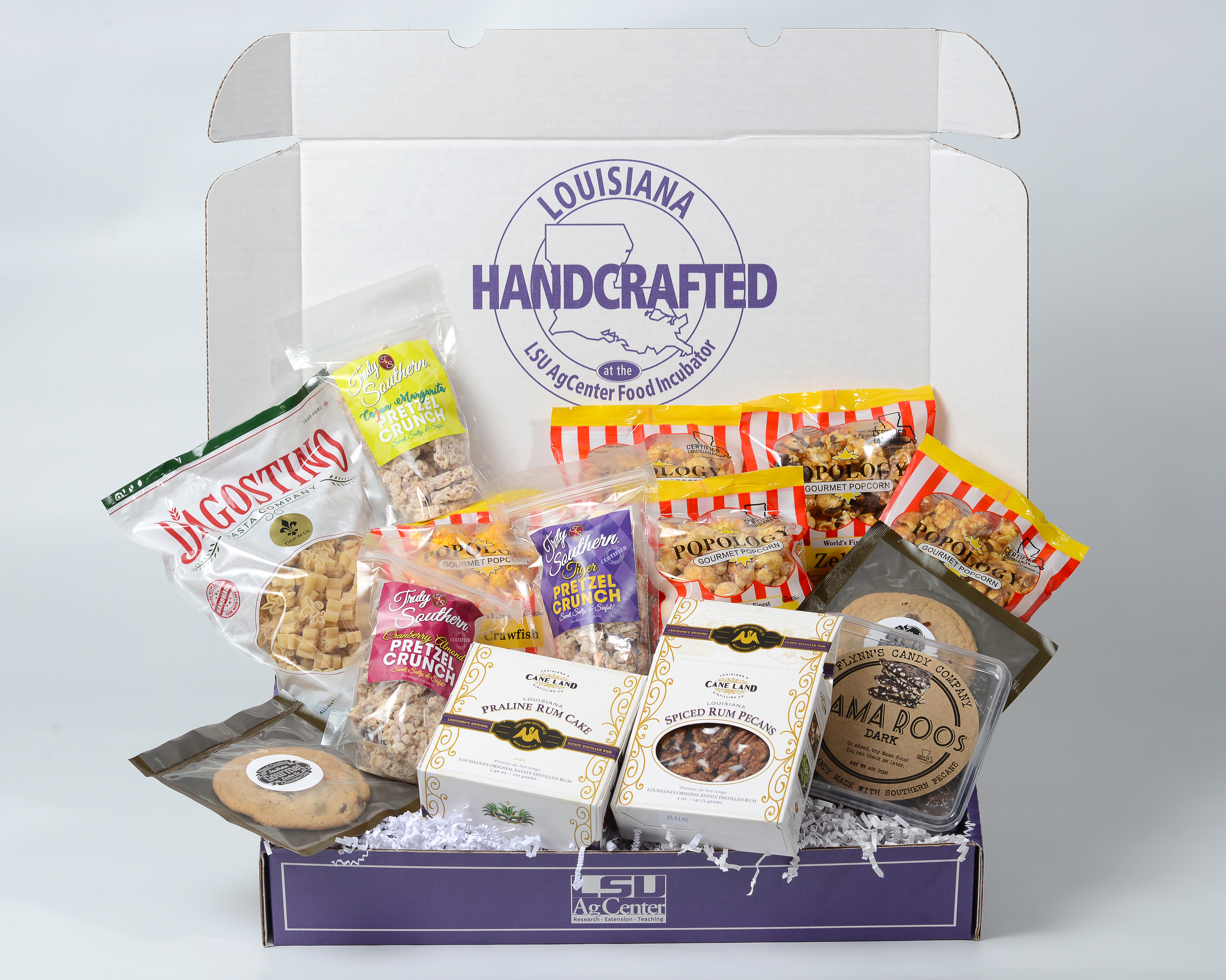 LSU AgCenter Food Incubator selling holiday gift boxes 