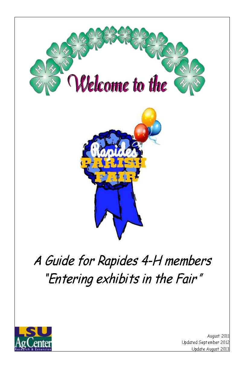 Entering Fair Exhibits