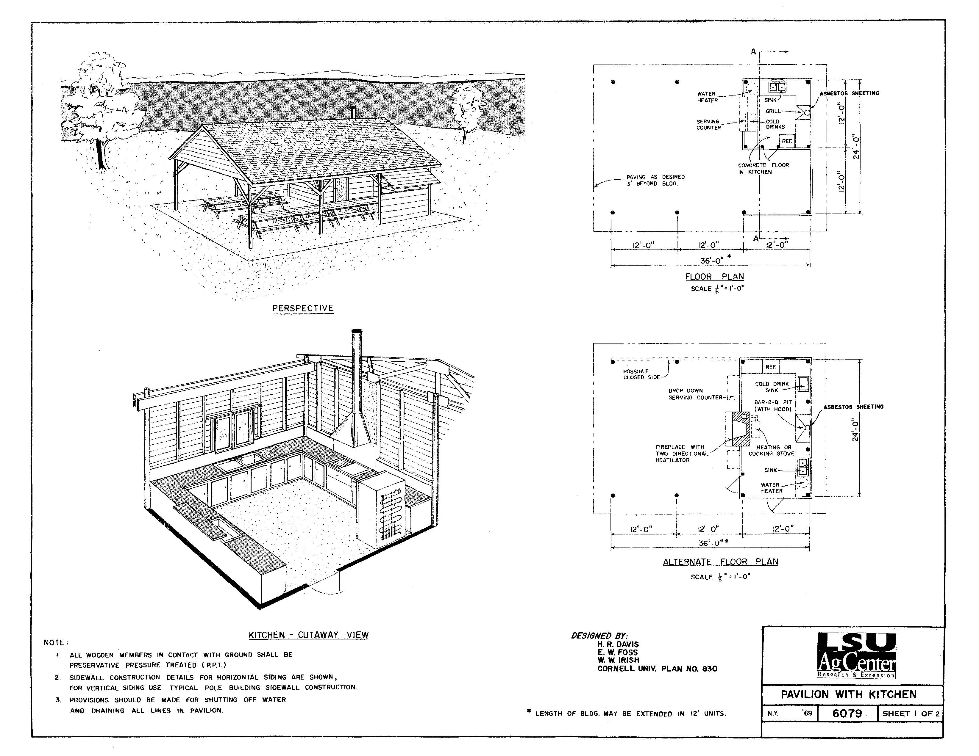 Pavilion with Kitchen