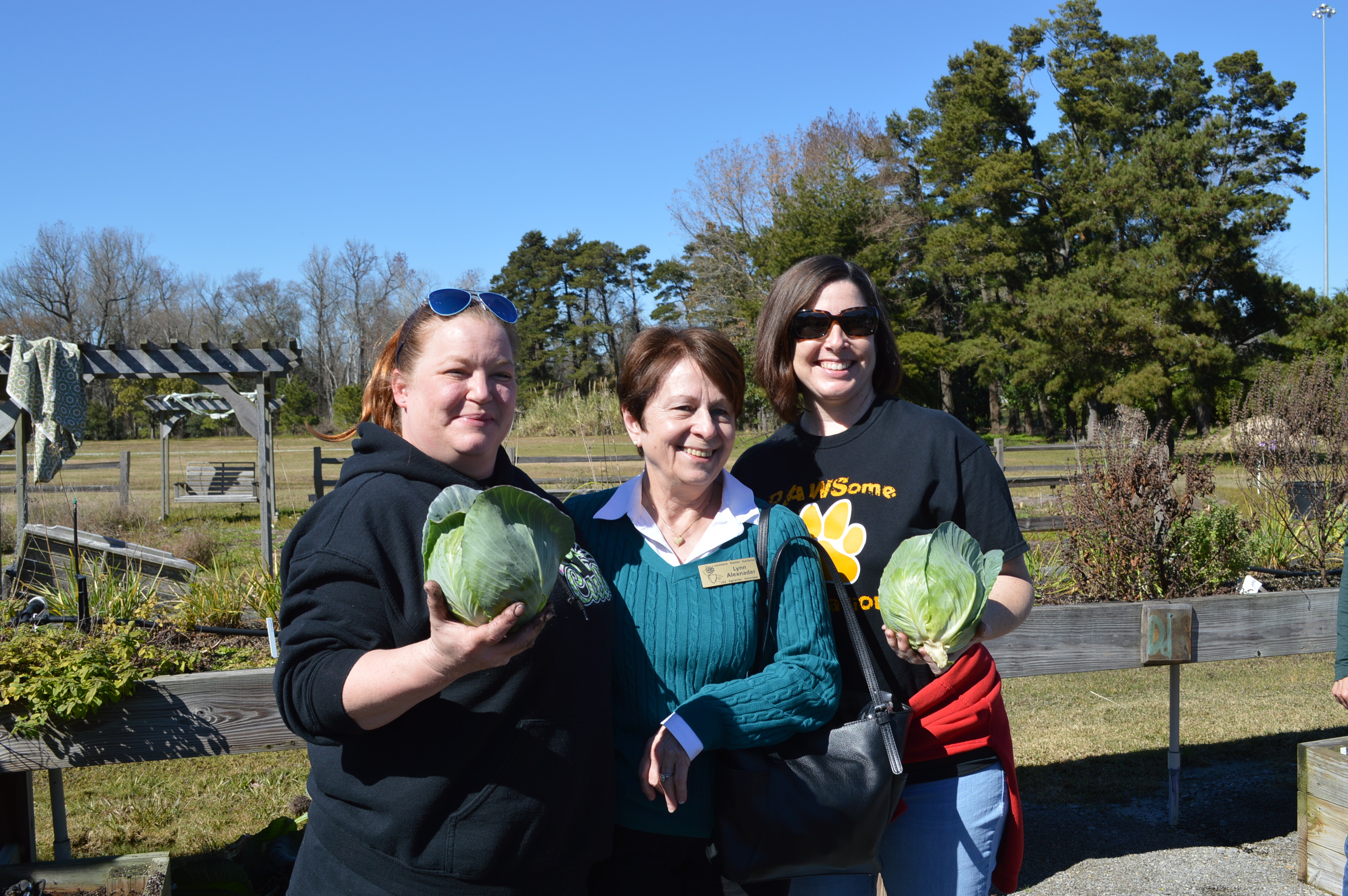 St. Amant teachers and Master Gardener