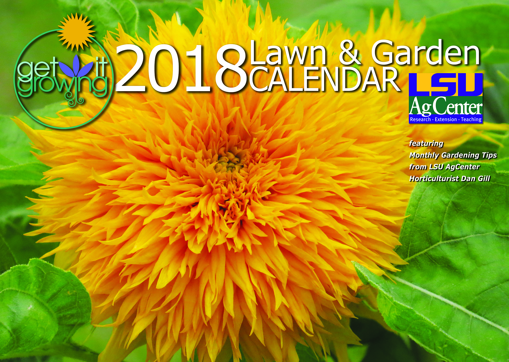 “Get It Growing” in 2018 with AgCenter lawn and garden calendar
