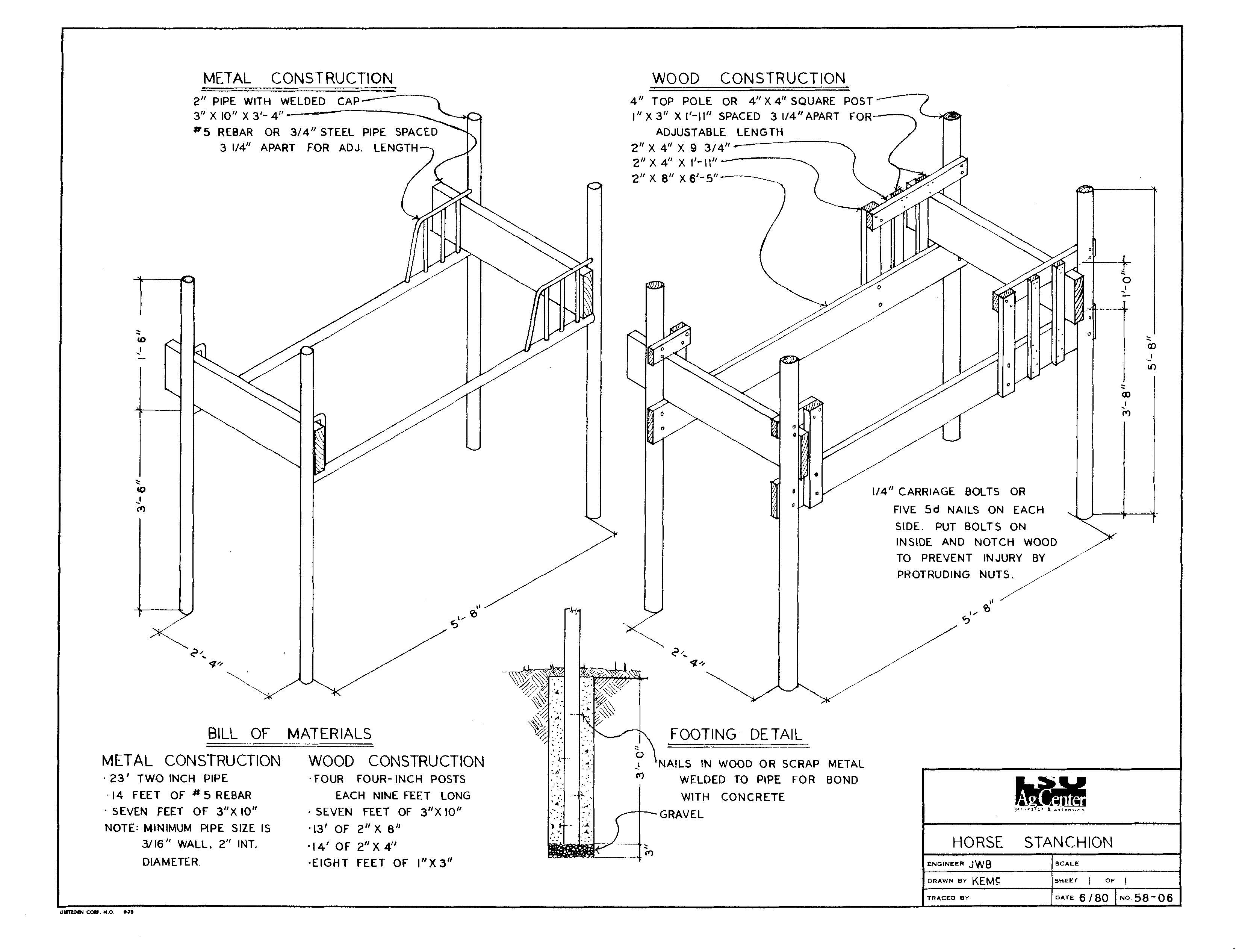 Horse Stanchion