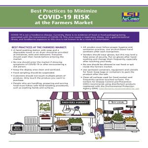 LSU AgCenter posters show safe produce handling for producers, consumers