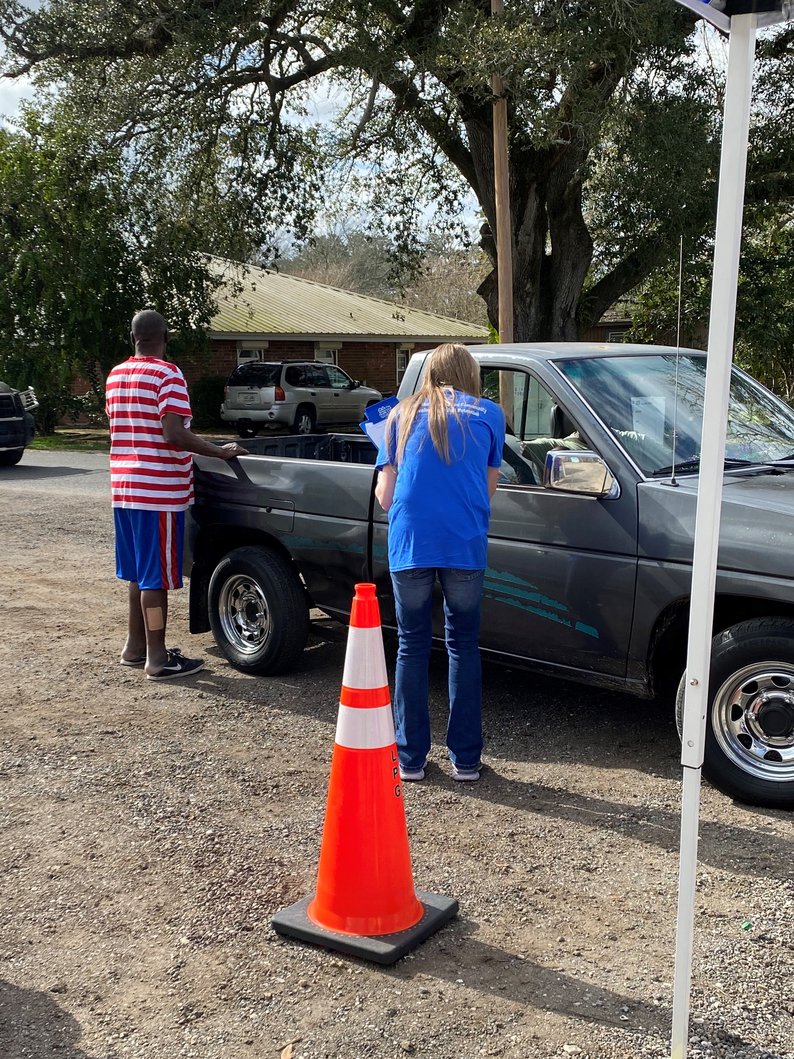 Alidore residents attend drive-thru community forum