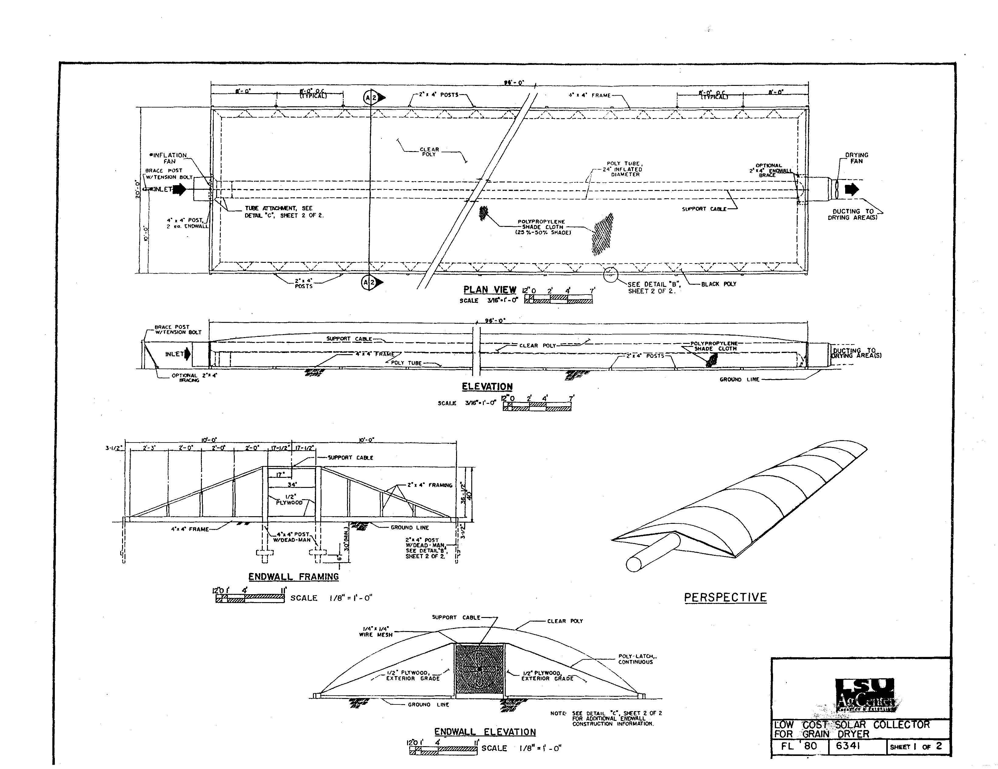Low-cost Solar Collector for Grain Dryer