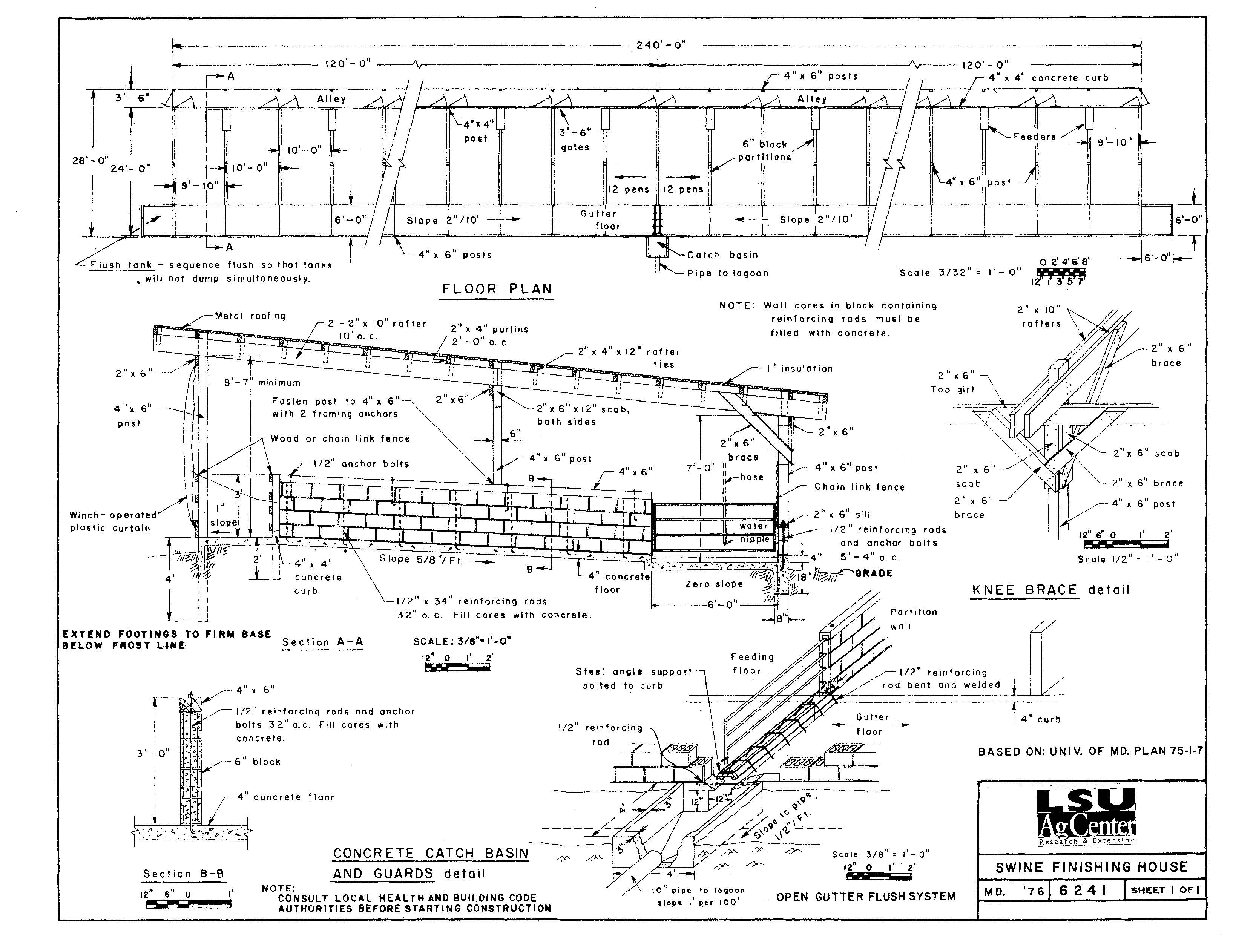 Swine Finishing Building