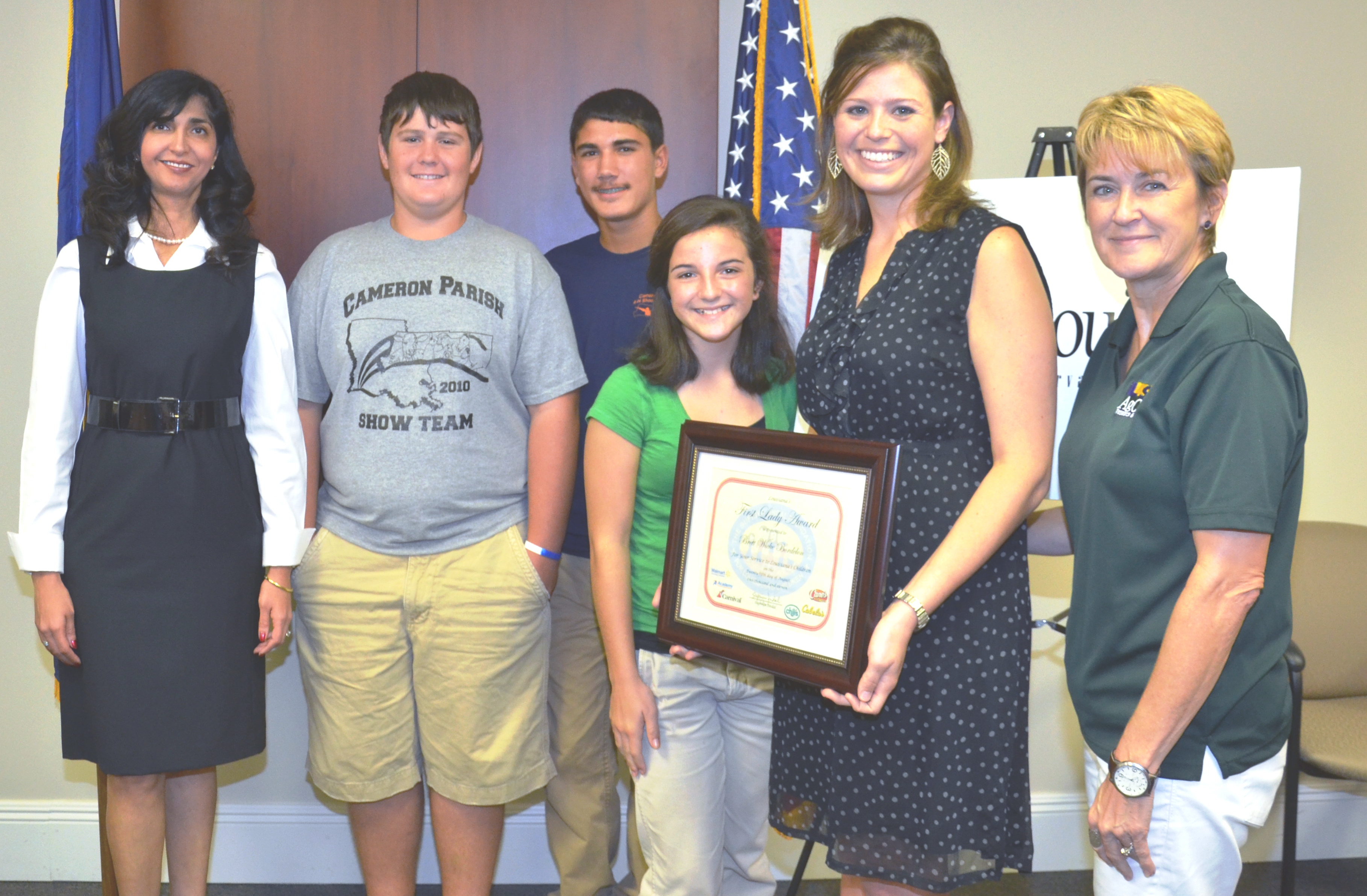4-H volunteer receives La. First Lady Award