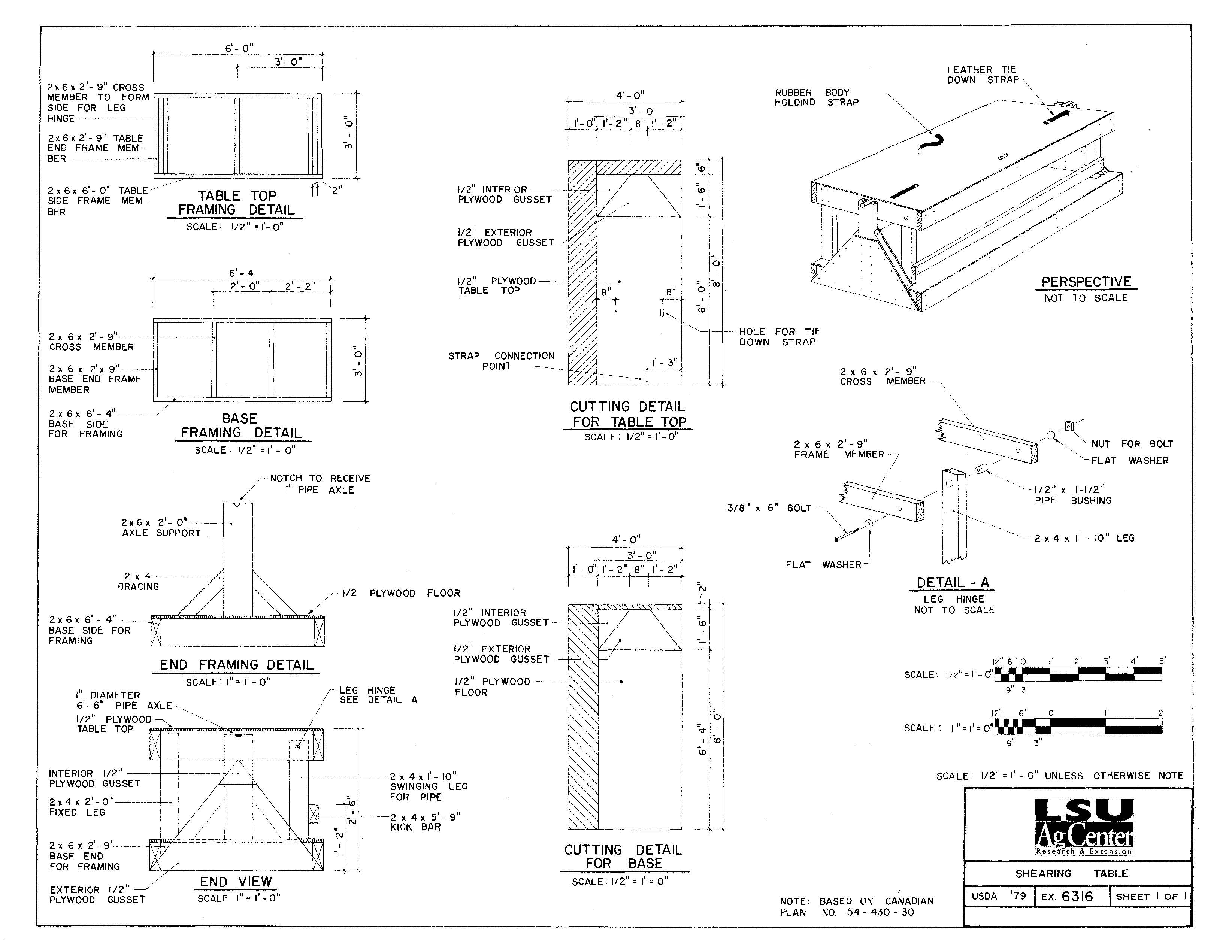 Shearing Table