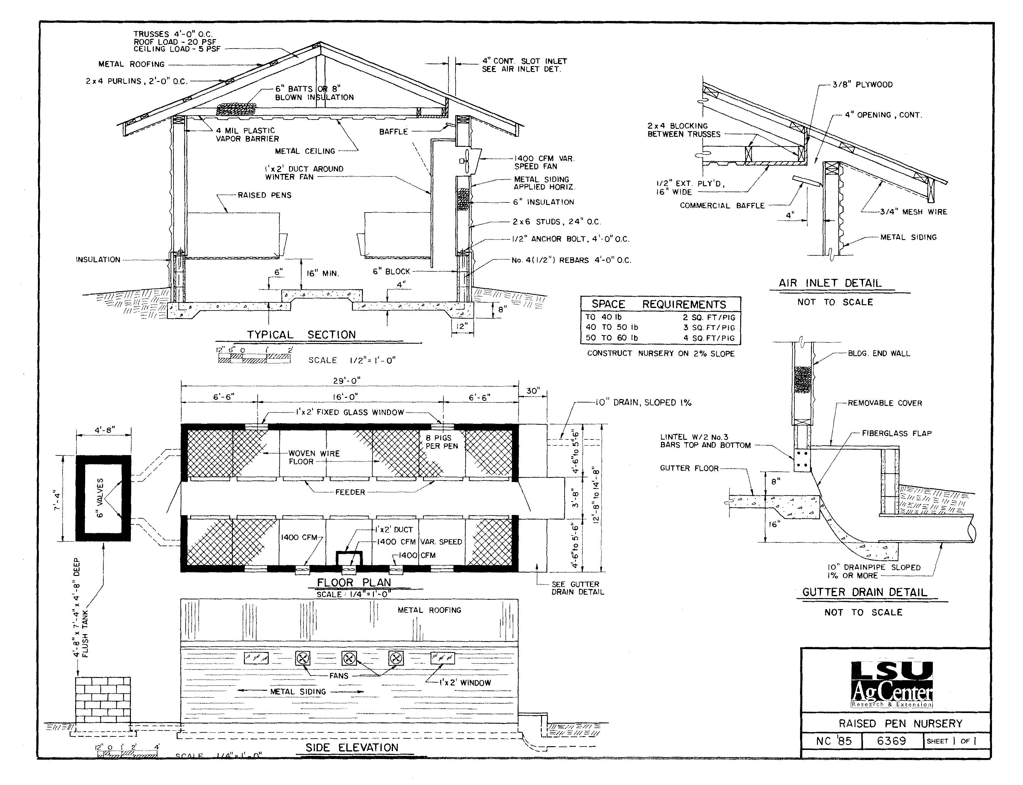 Raised-Pen Nursery (Tank)