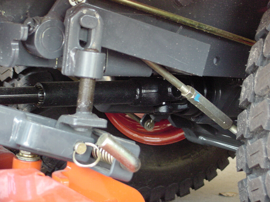 shaft drive to mower deck