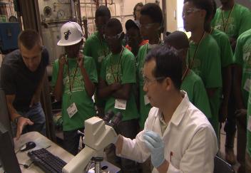 Youngsters learn about biofuels crops during summer science camp