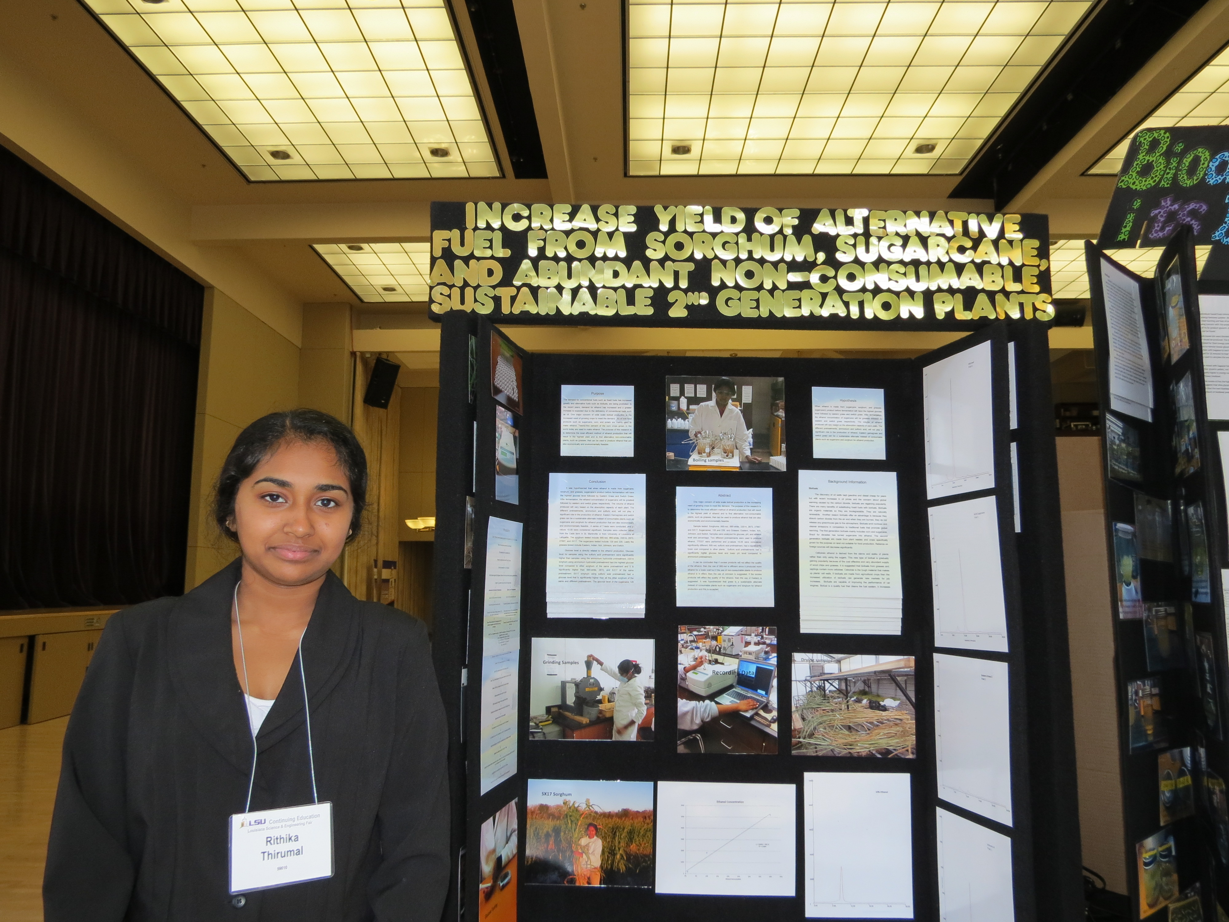 2012 State Science and Engineering Fair Senior Division Gamma Sigma Delta Award Winners