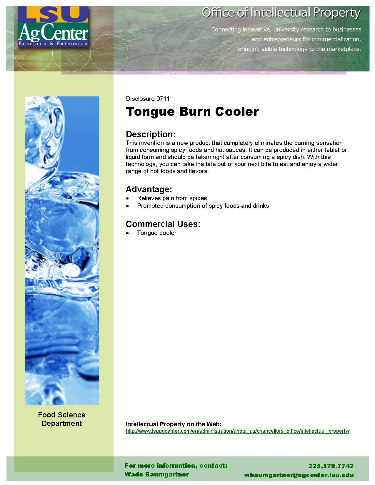 Tongue Burn Cooler