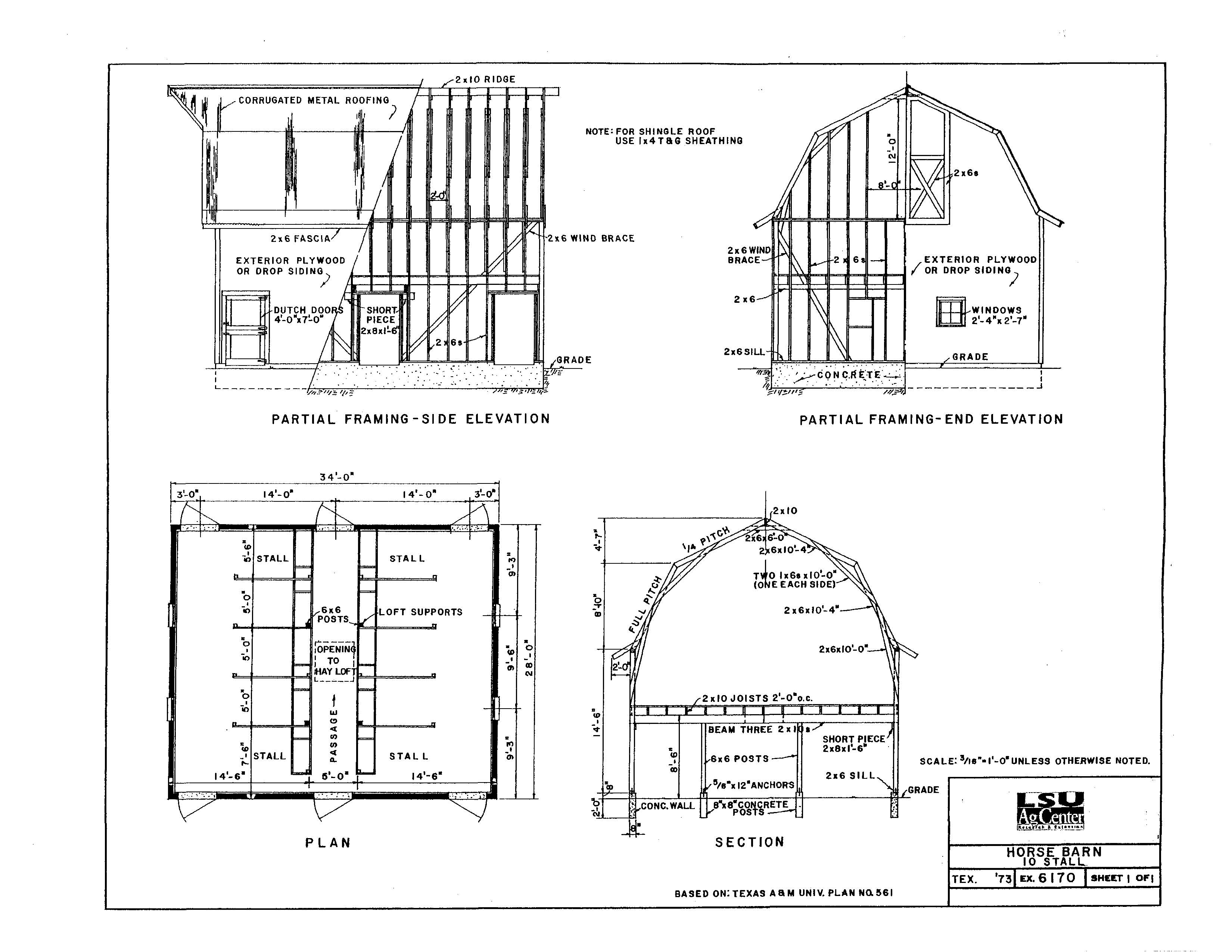 Horse Barn (10 stall)