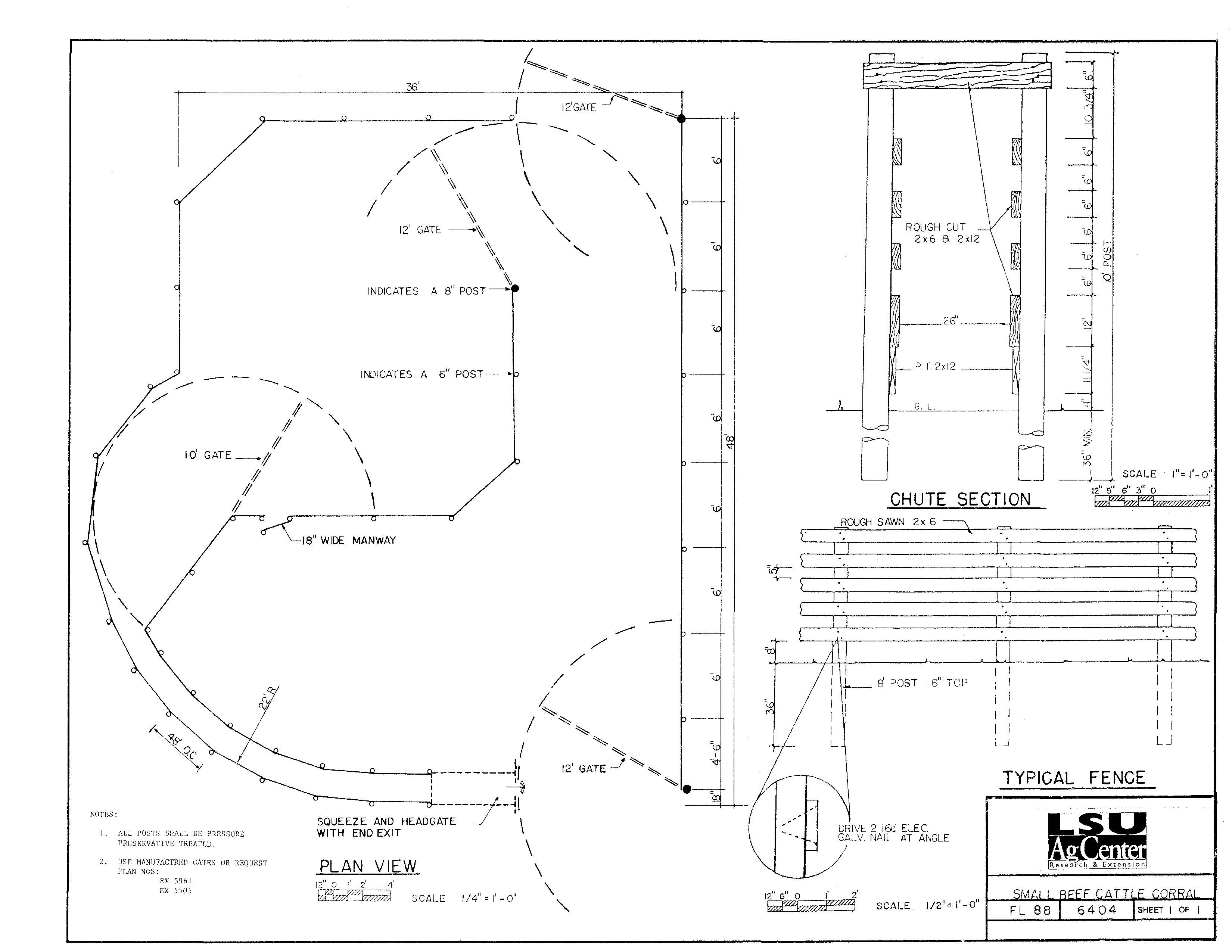 Small Beef Cattle Corral