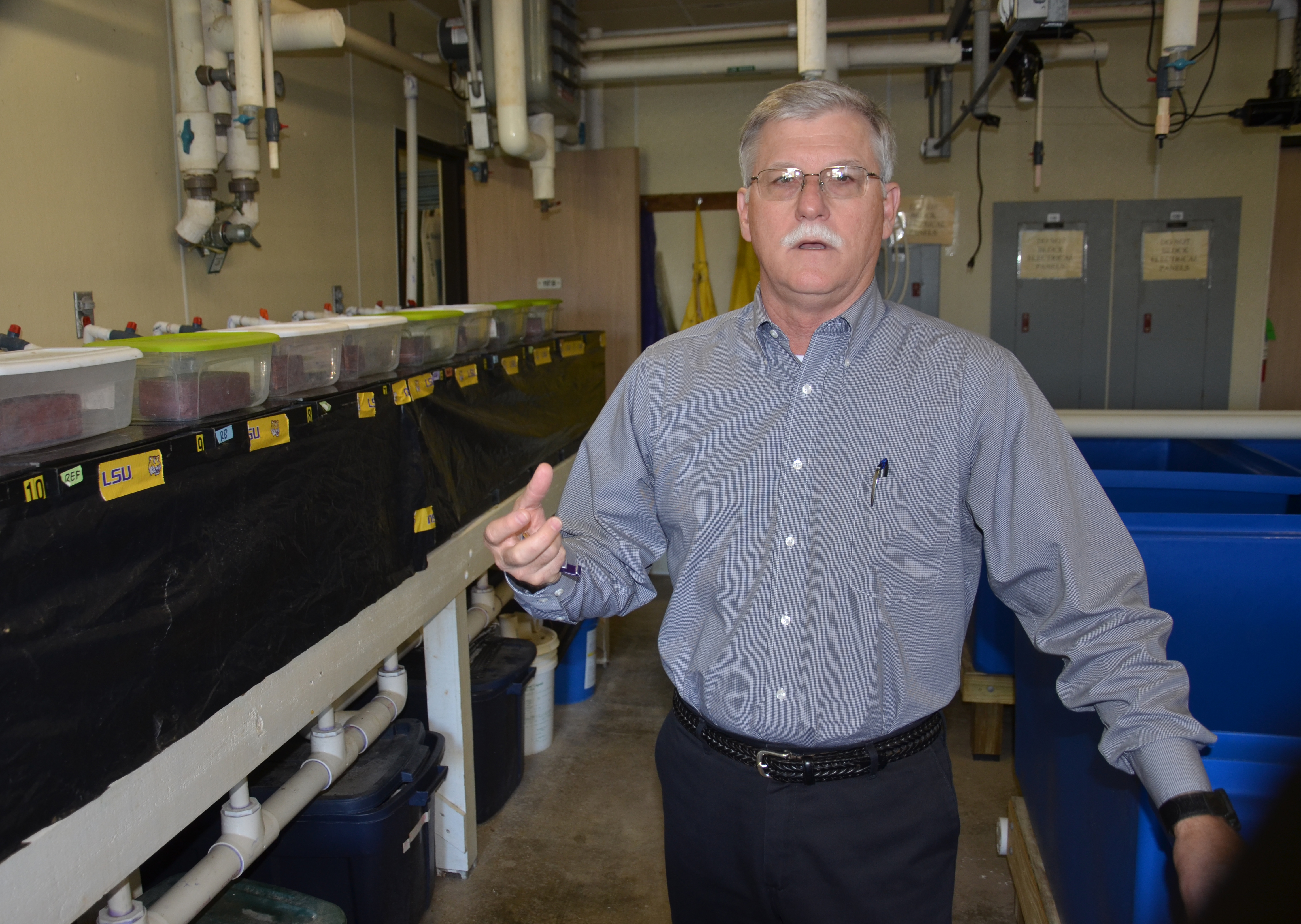 Robert Reigh in lab