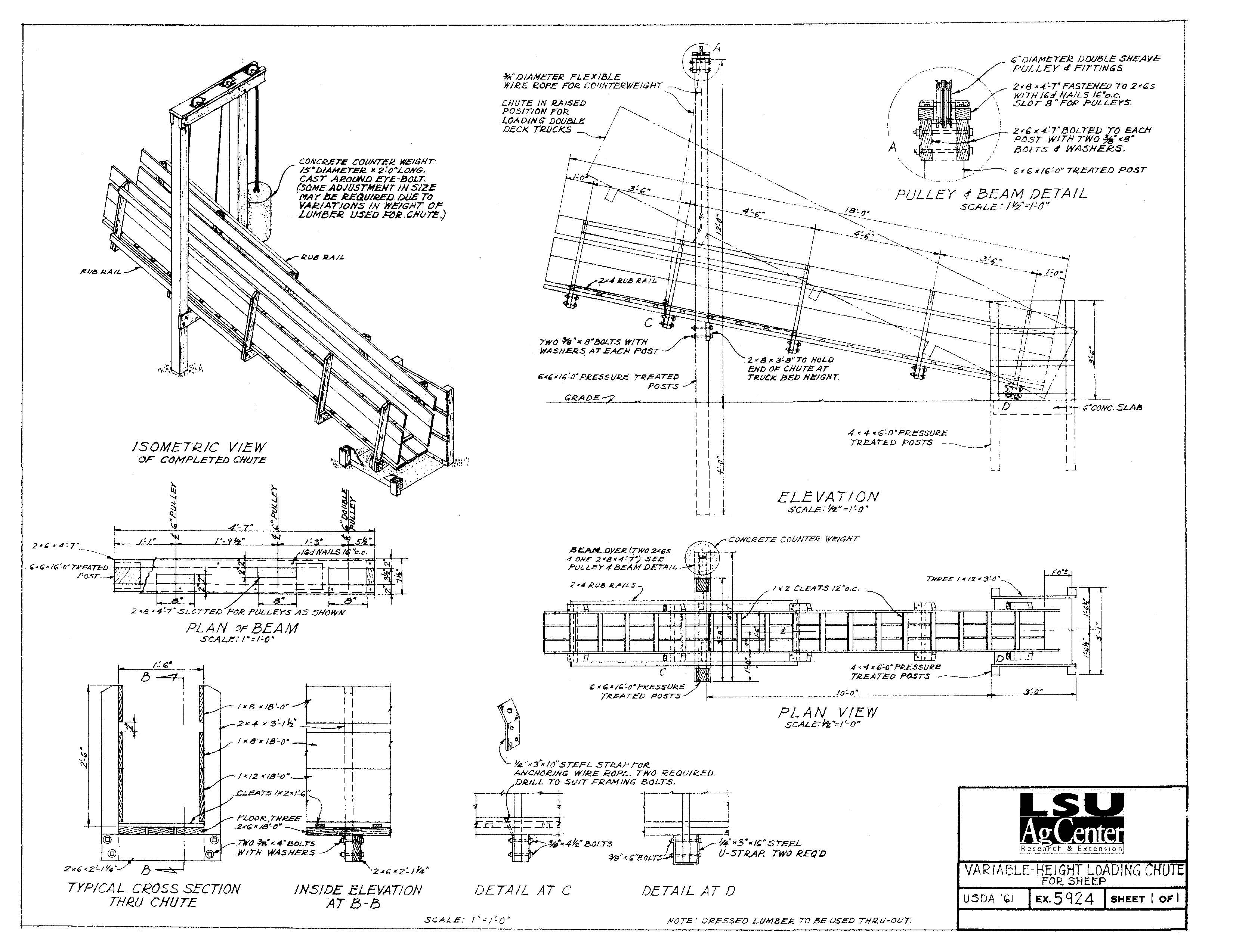 Variable Height Loading Chute