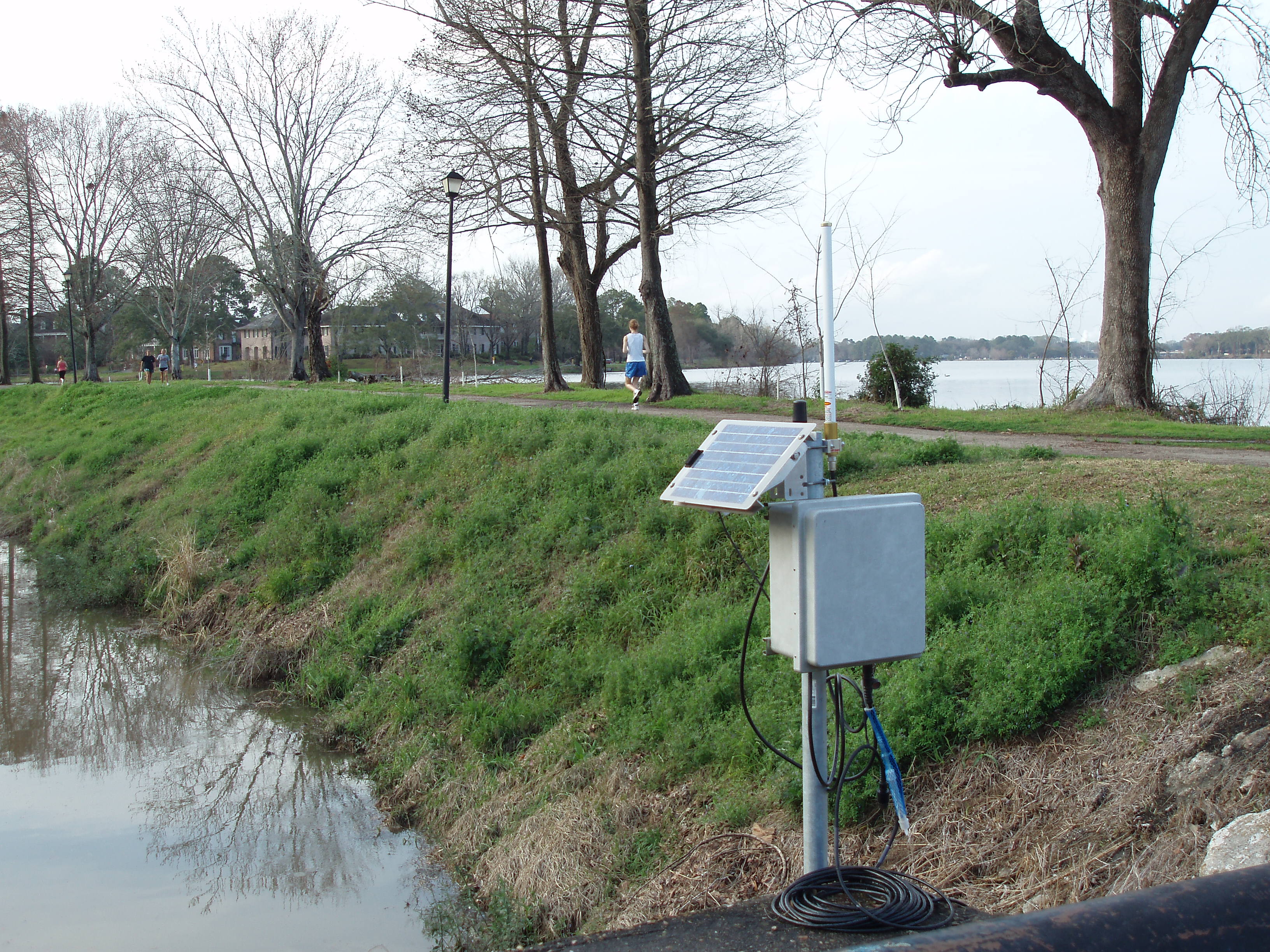 monitor by lake