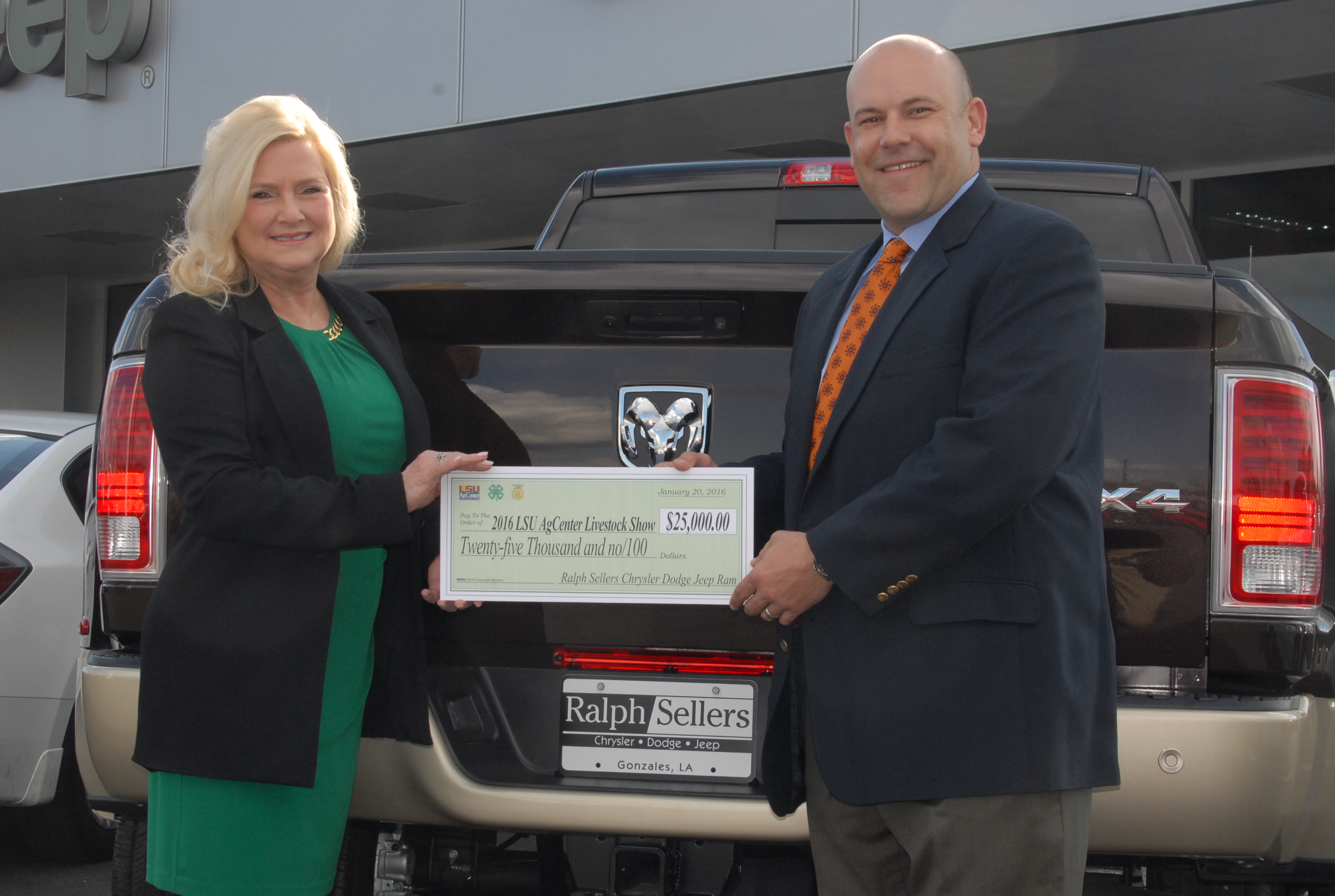 Ralph Sellers dealership named corporate sponsor for LSU AgCenter state livestock show