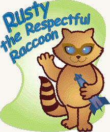 Rusty the Respectful Raccoon