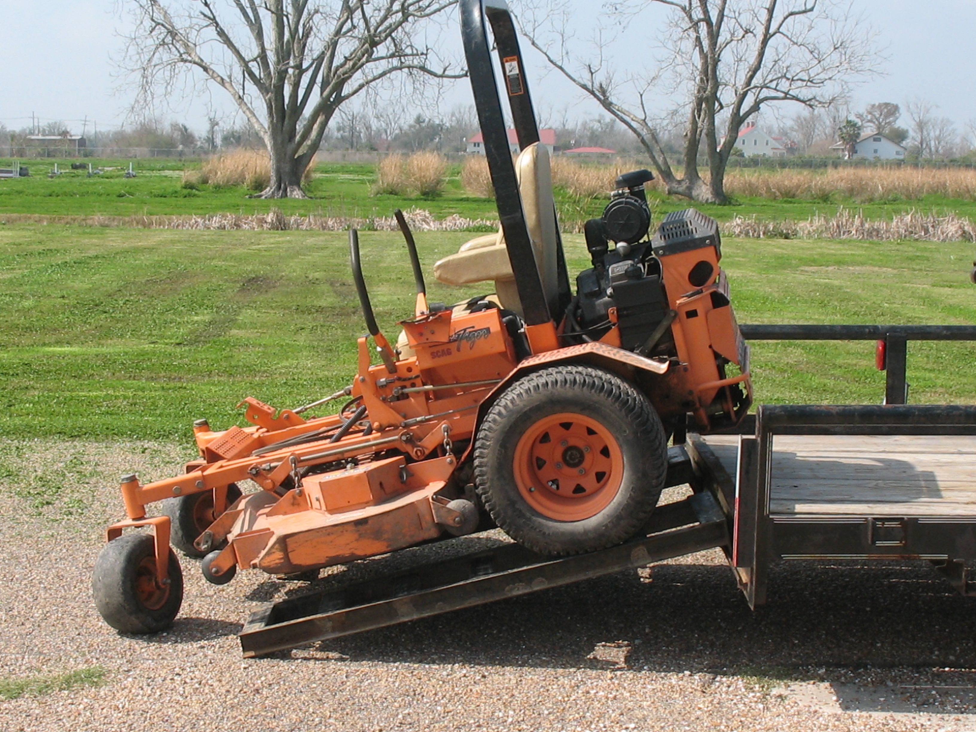 Safety When Driving Equipment Onto Trailers
