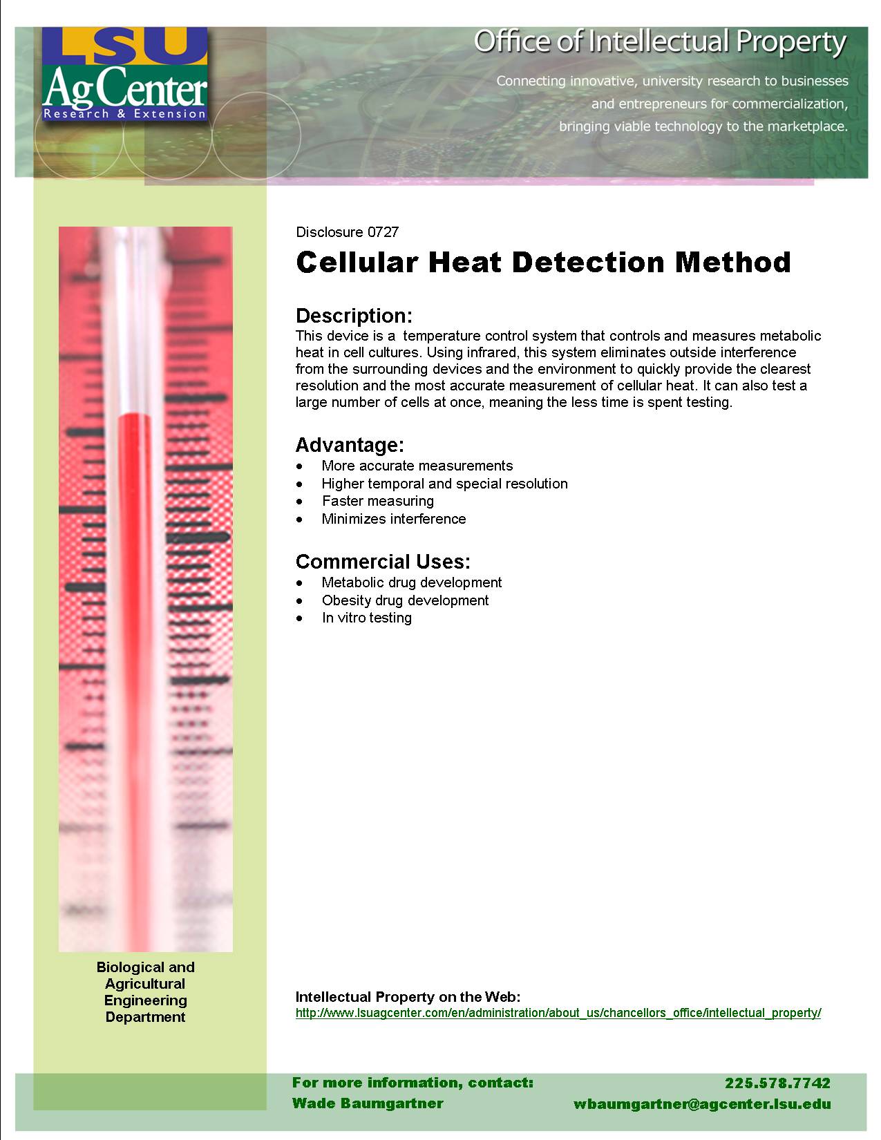 Improved System to Control and Measure Cellular Heat