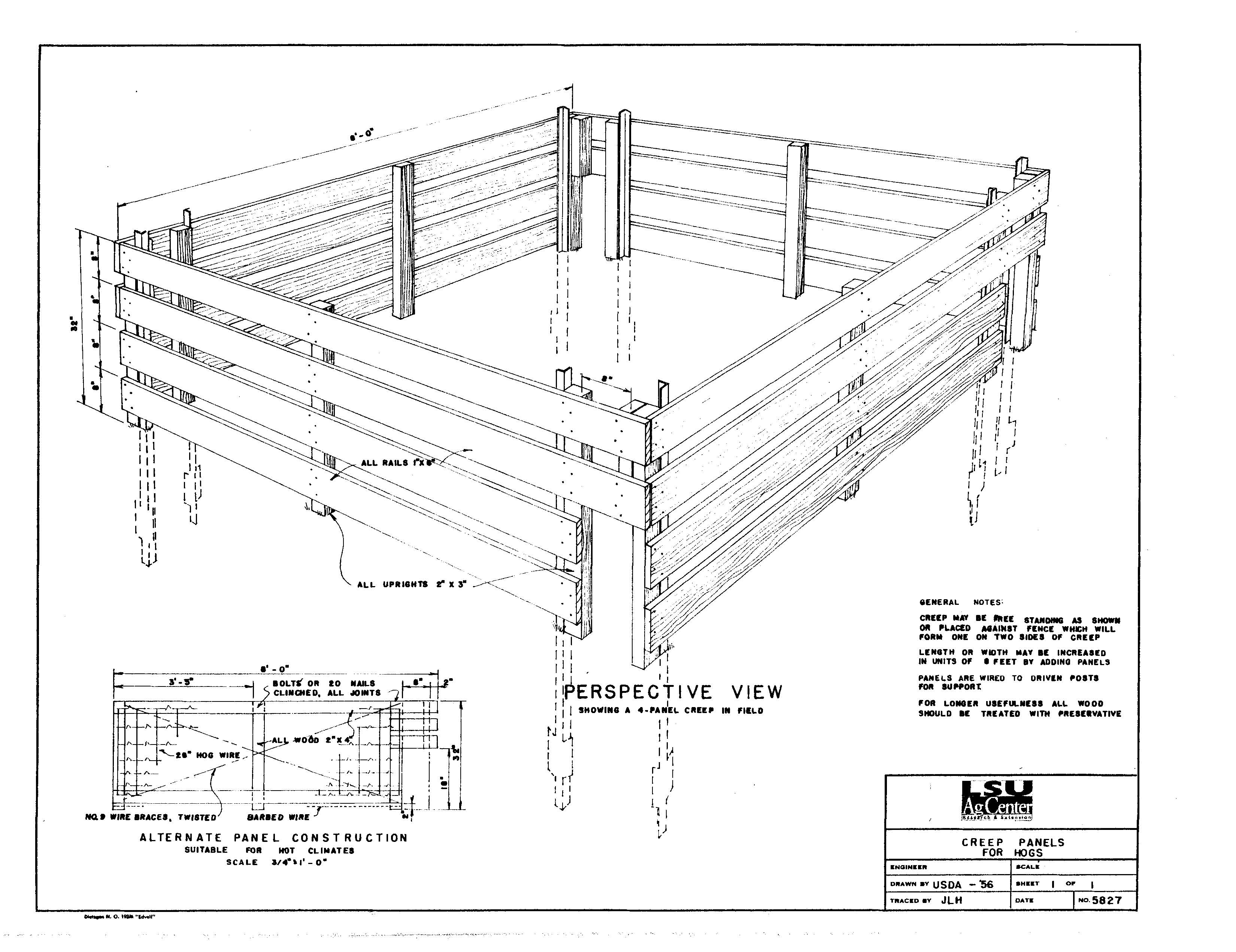 Creep Panels for Hogs