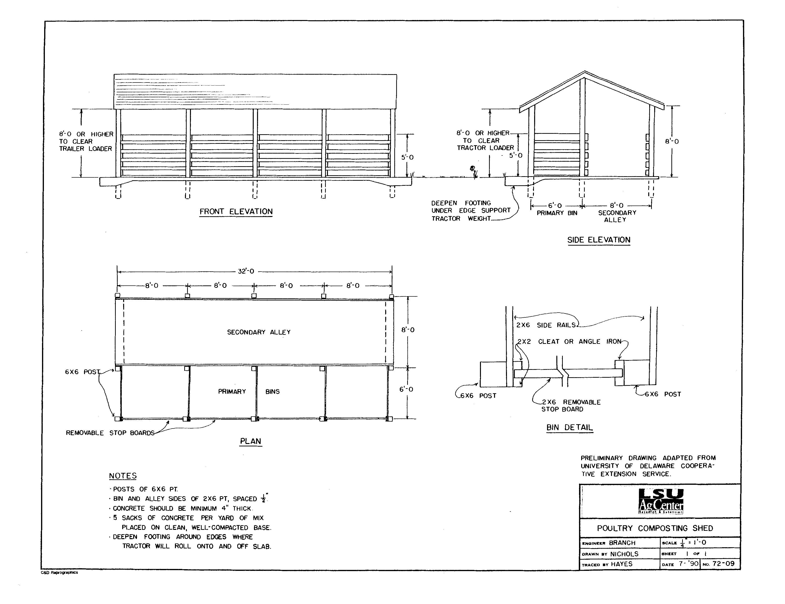Poultry Composting Shed