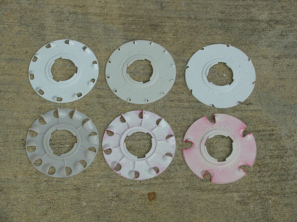 seeder metering plates