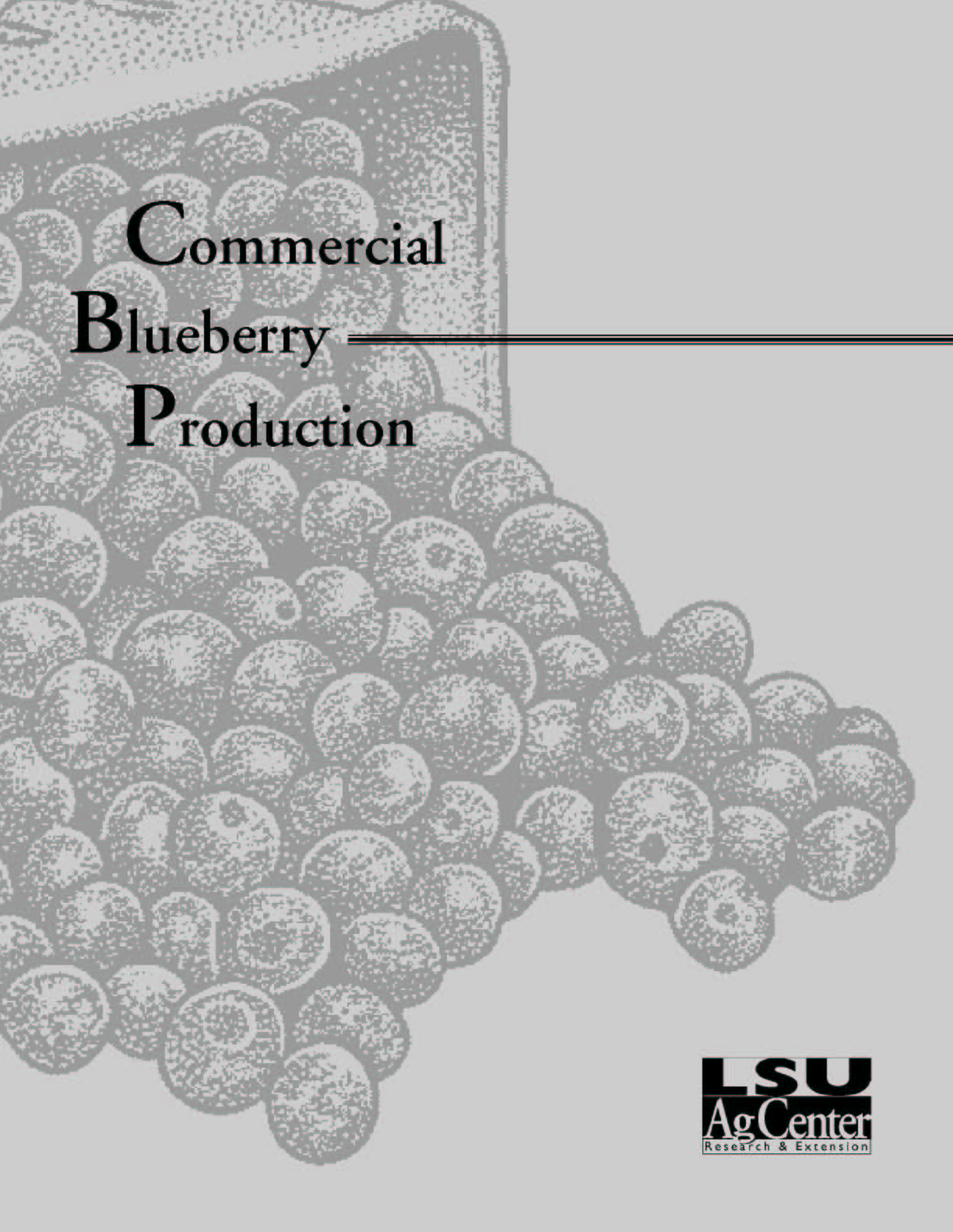 Commercial Blueberry Production