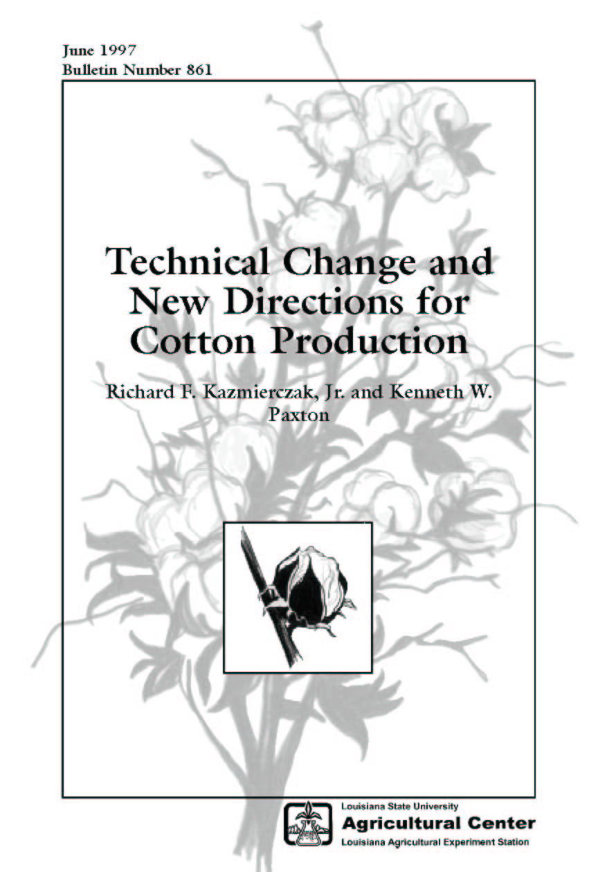 Technical Change and New Directions for Cotton Production (1997)
