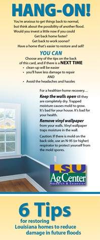 Six Tips for Reducing Future Flood Damage